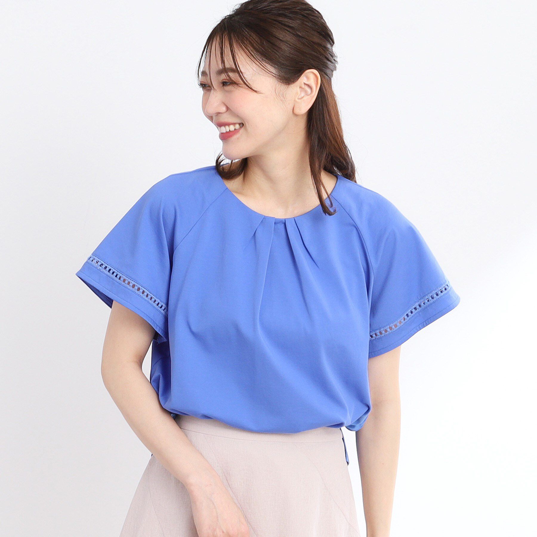 Reflect「【手洗い可】フレアースリーブカットソー」|Tシャツ・カットソー|