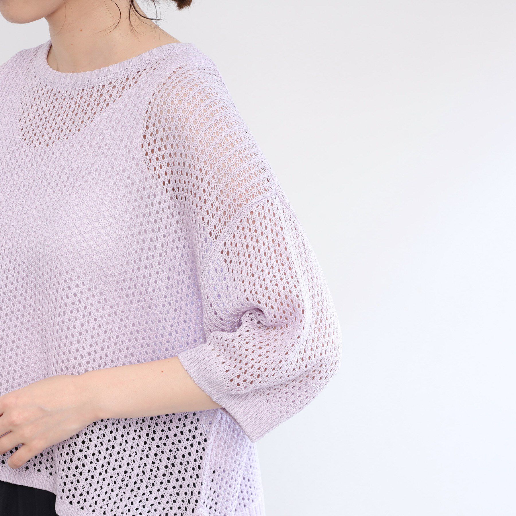 Reflect「【手洗い可】レーシーニット」|ニット・セーター|