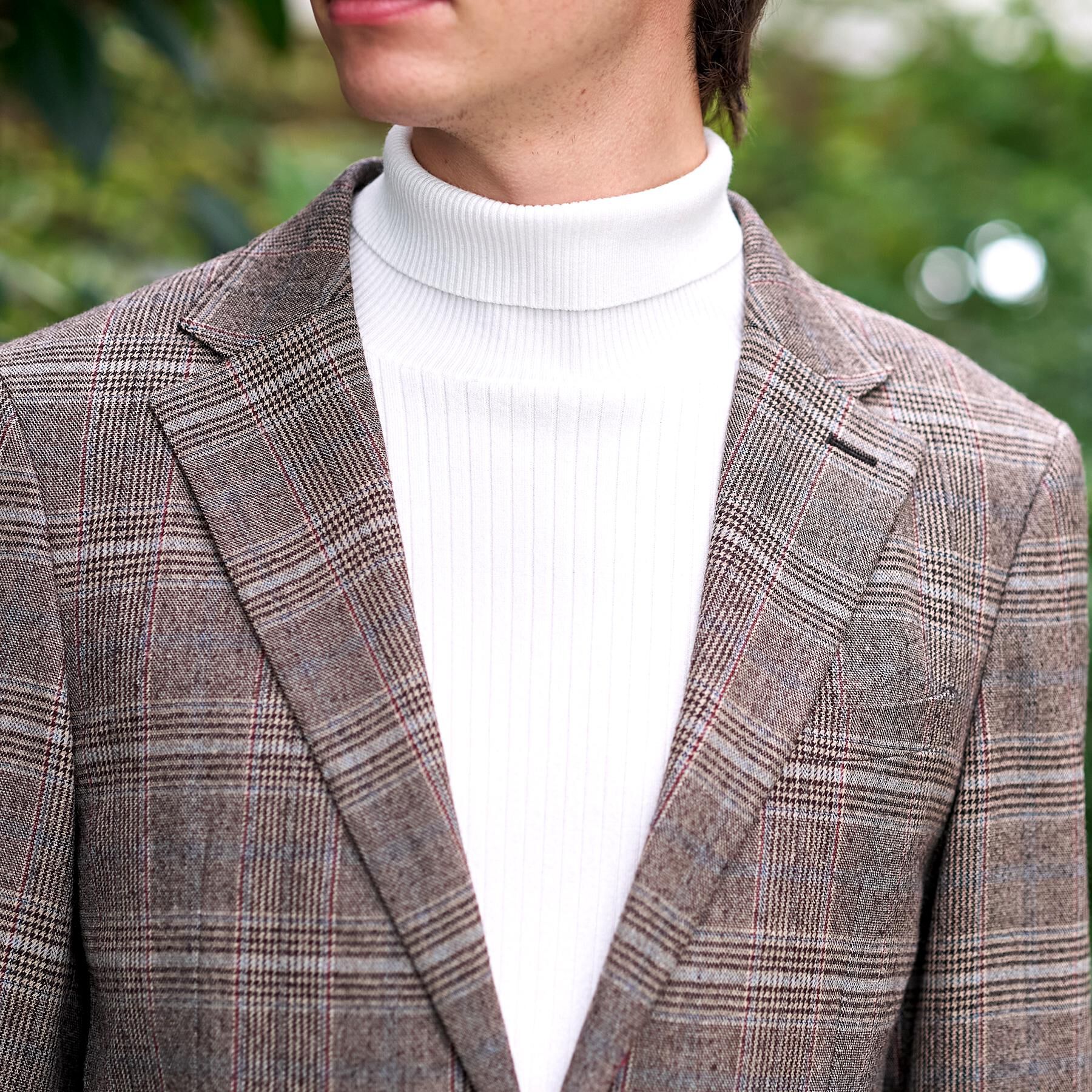 DRESSTERIOR「【セットアップ可】ヨーロピアン グレンチェックジャケット」|テーラードジャケット|