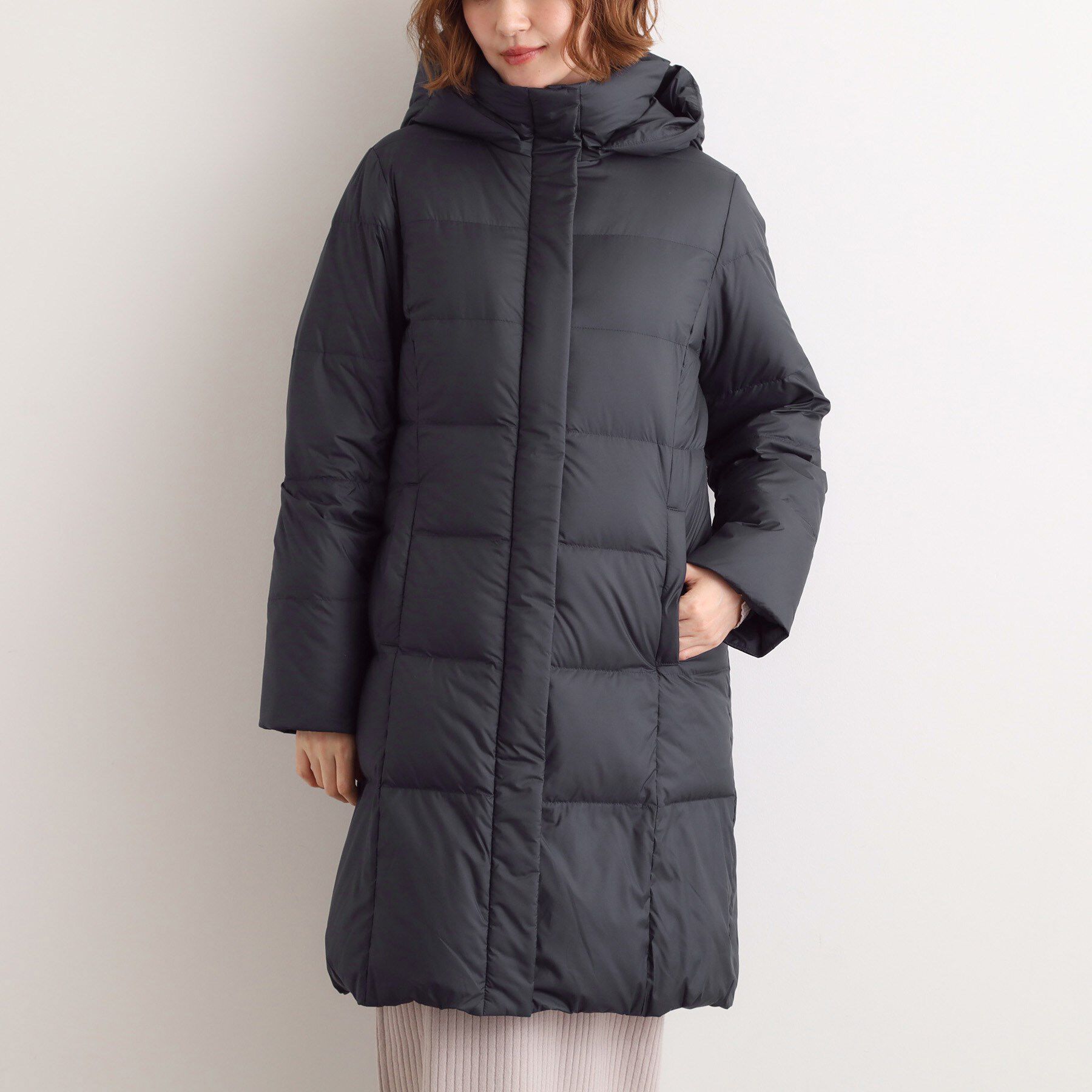 grove「【名品アウター/800FP・多機能】つつまれダウンロング」|ダウン|