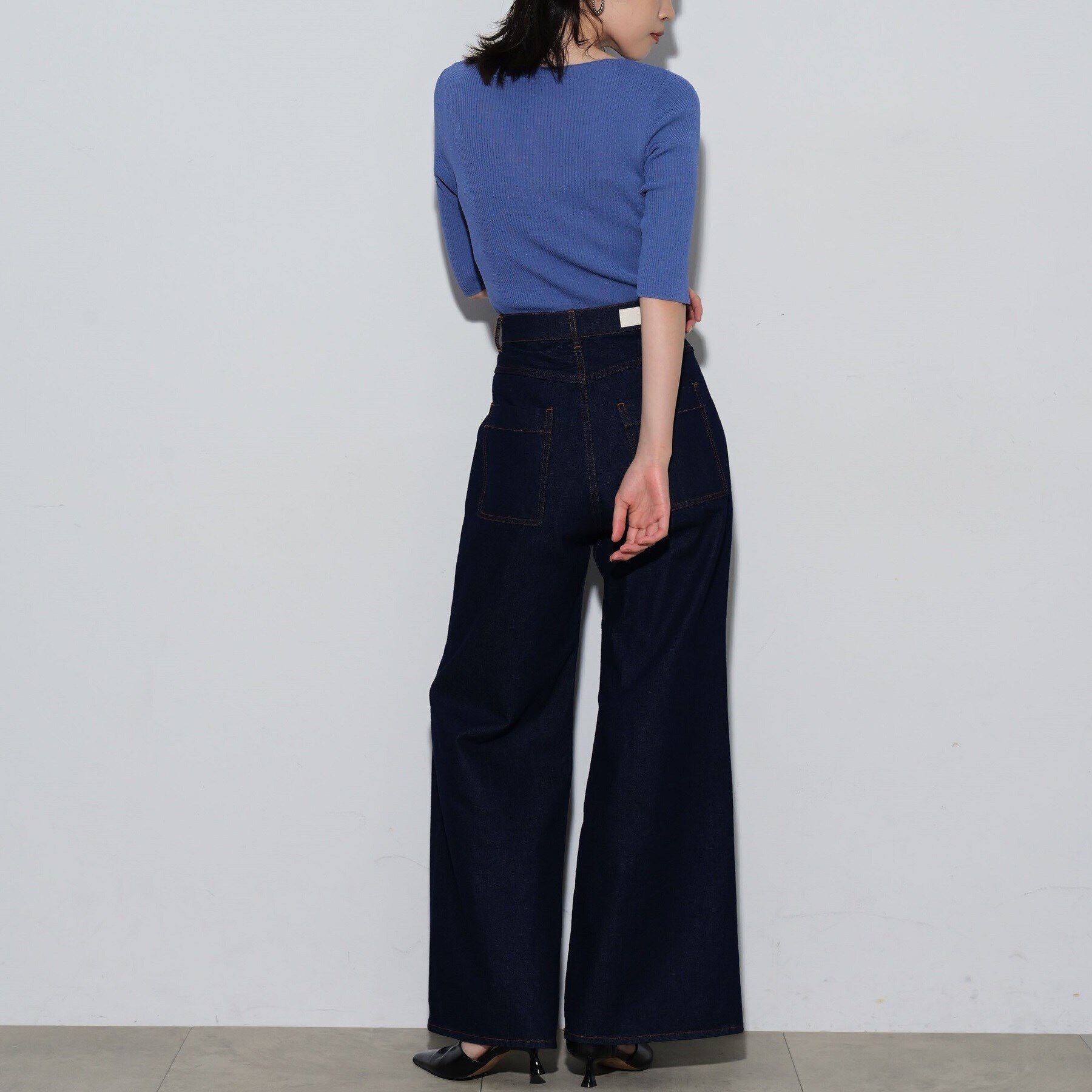 GALLEST「ネックフォルムリブニット」|ニット・セーター|