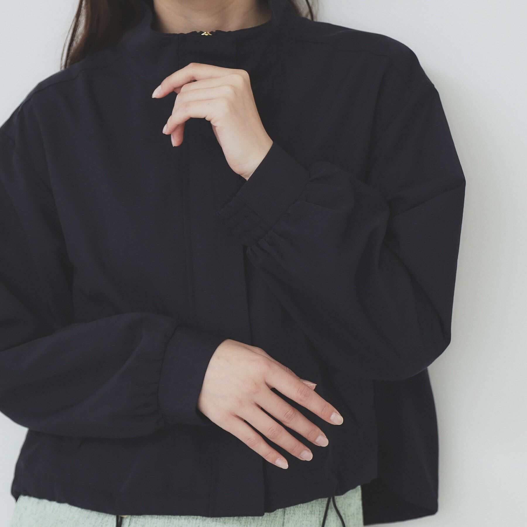 index「撥水スタンドカラーショートブルゾン【洗濯機洗い可】」|ブルゾン・スタジャン|