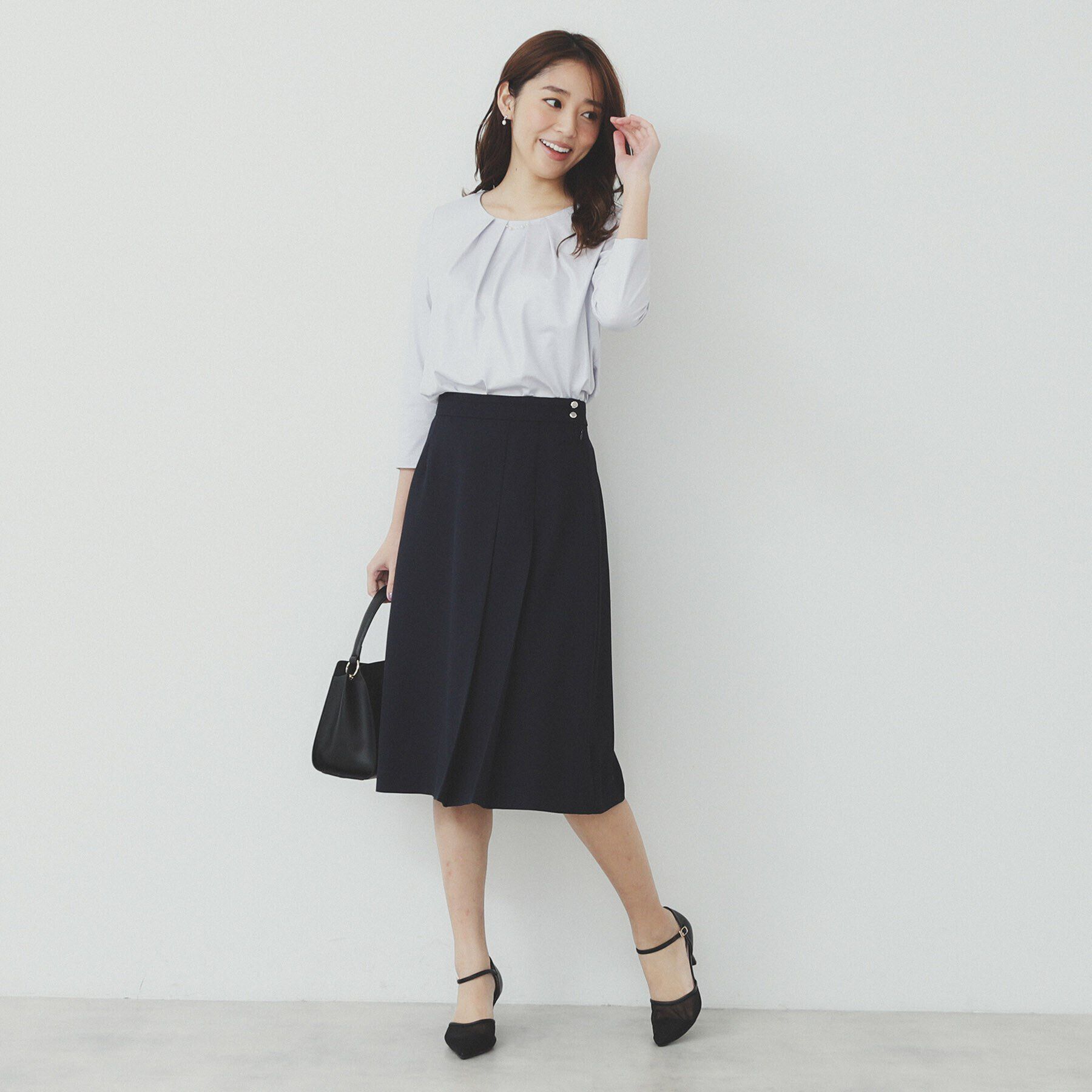 index「Aラインフレアスカート/セットアップ対応可【洗濯機洗い可/イージーアイロン/抗ピル】」|スカート|