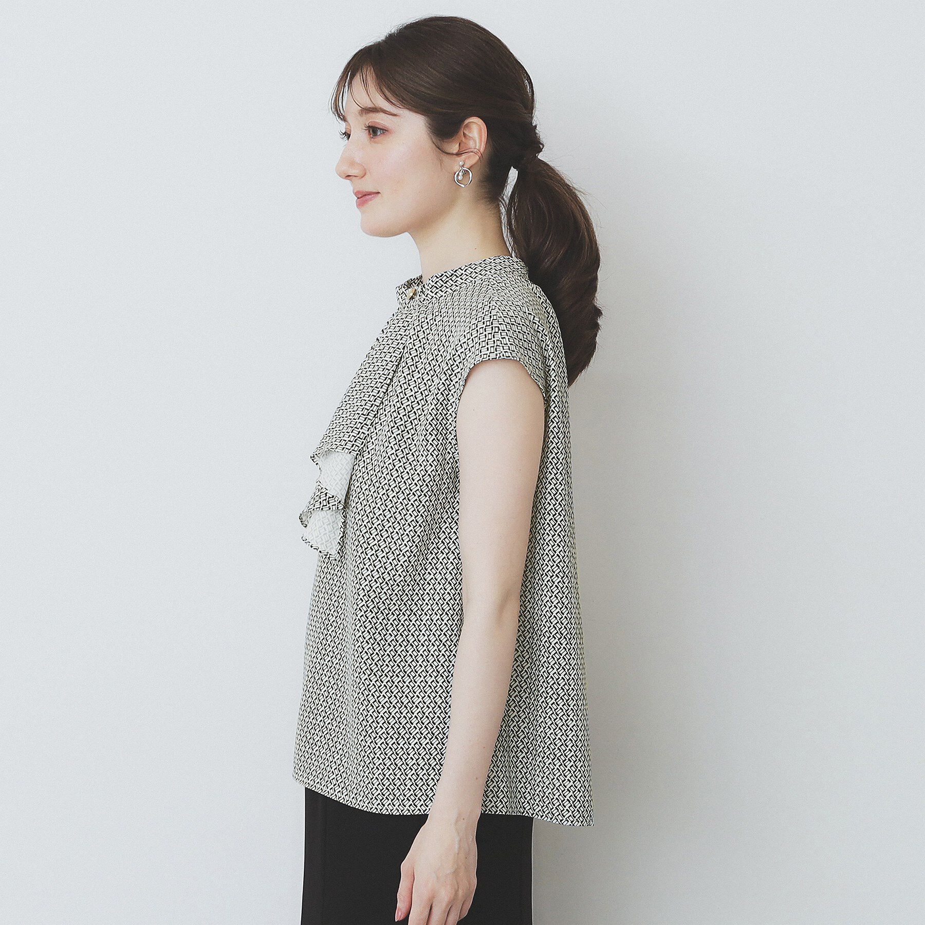 index「アシンメトリーボウタイブラウス【洗濯機洗い可】」|シャツ・ブラウス|