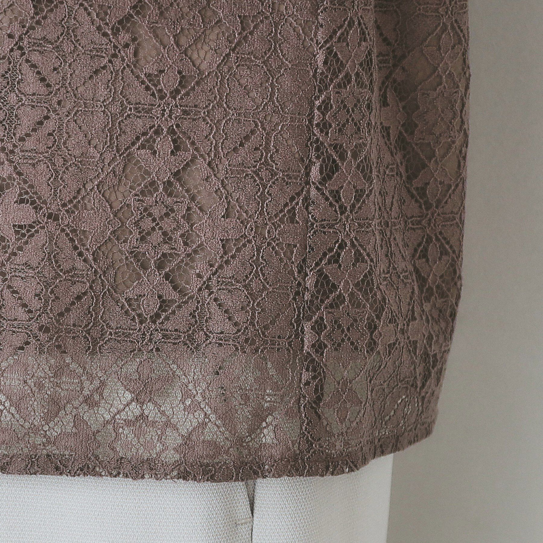 index「ジオメレースフレアスリーブブラウス/セットアップ対応【洗濯機洗い可】」|シャツ・ブラウス|