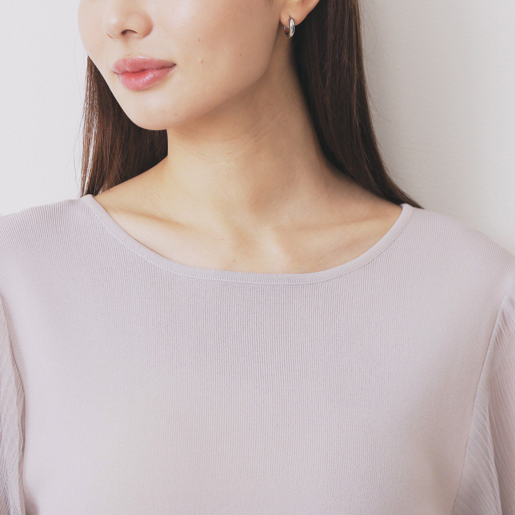 index「《5色展開》マジョリカプリーツスリーブニット【洗濯機洗い可】」|ニット・セーター|