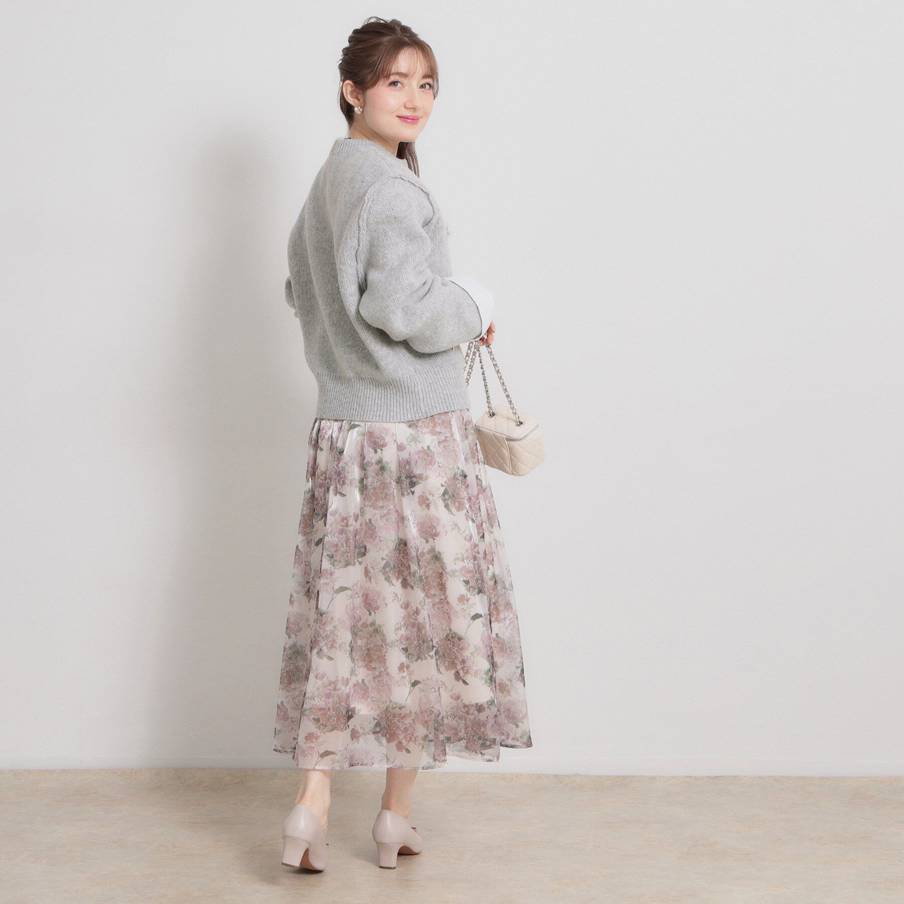 Couture broach「シャツレイヤード風カーディガン」|カーディガン|