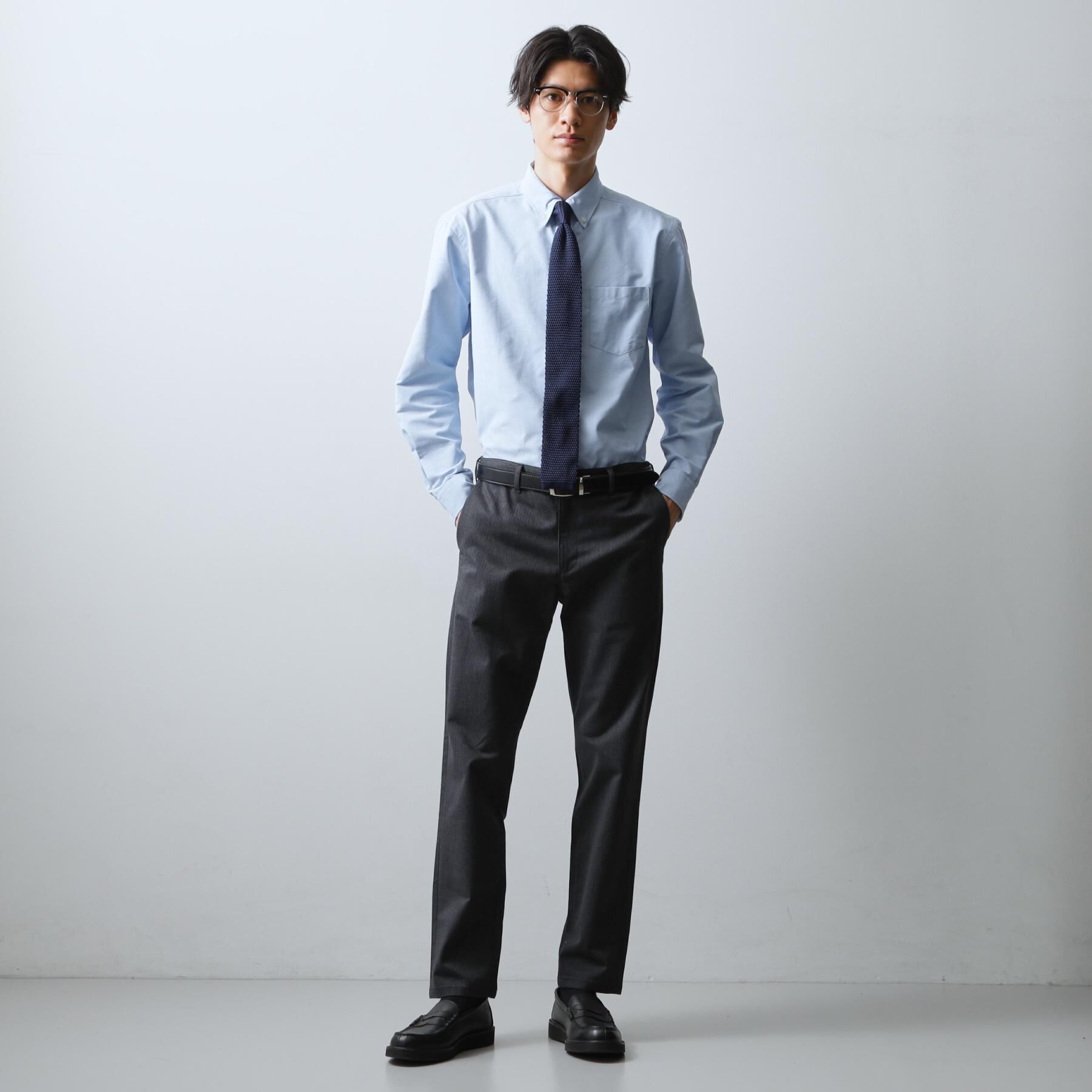 THE SHOP TK「【オールシーズン穿ける！】7DAYSストレッチへリンボンパンツ　ON&hArr;OFF兼用」|その他|