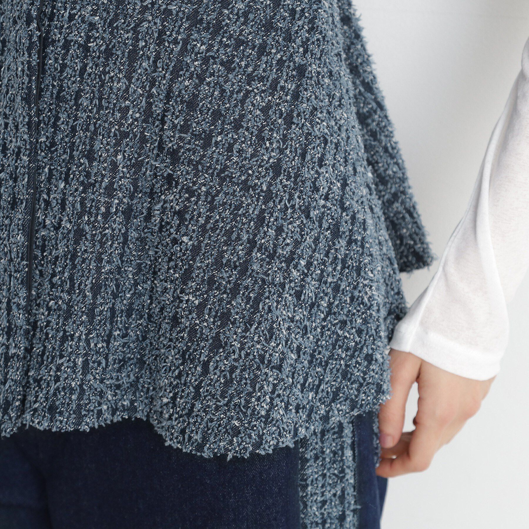 THE SHOP TK「ジャカードデニムビスチェ【洗濯機OK】」|ベスト・ジレ|