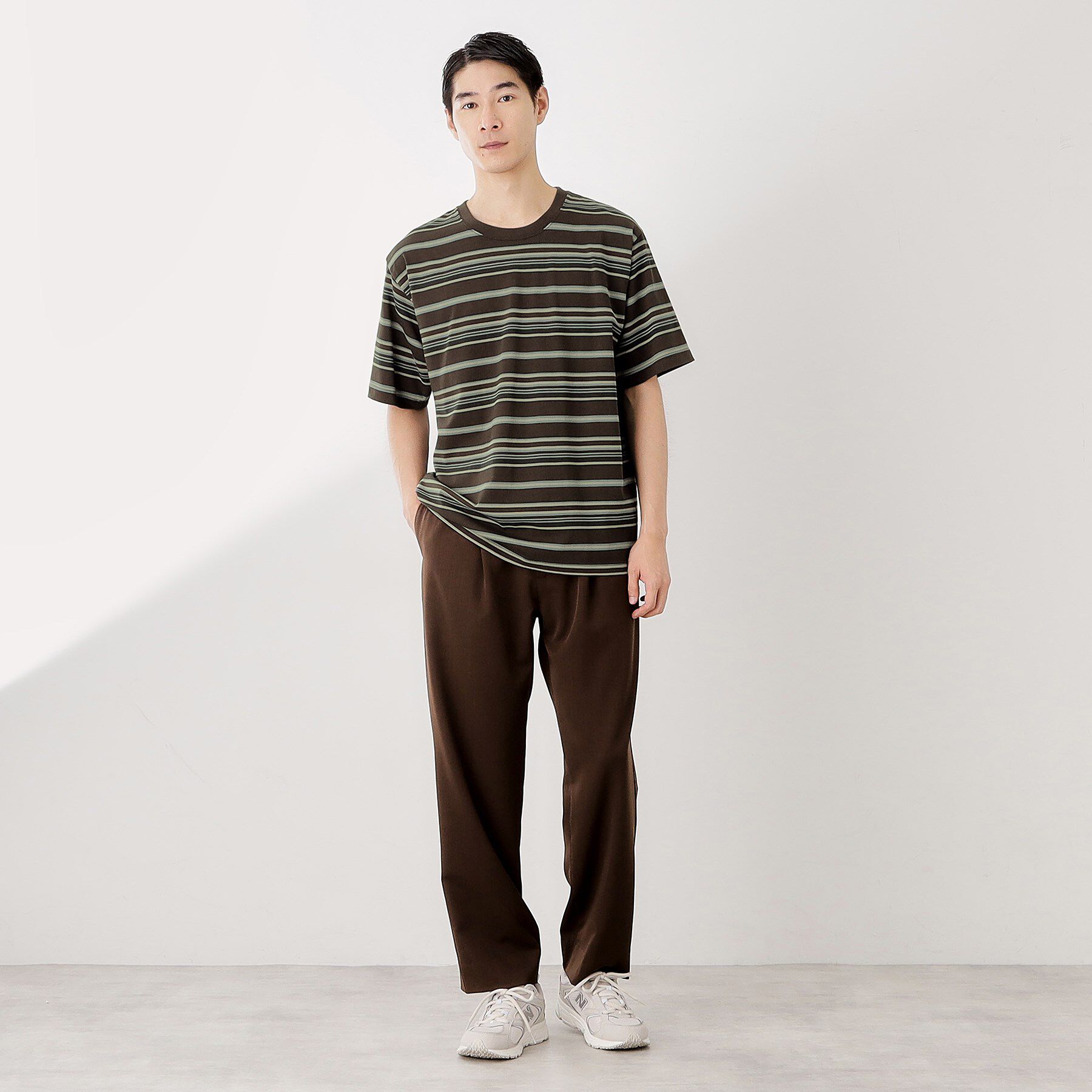 THE SHOP TK「マルチボーダープルオーバー S／S」|Tシャツ・カットソー|