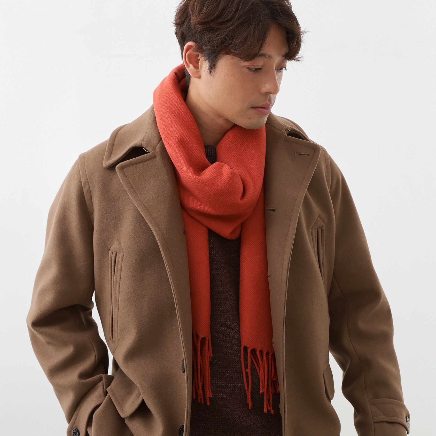 THE SHOP TK「basic loose muffler ／ ベーシックルーズマフラー」|ストール|