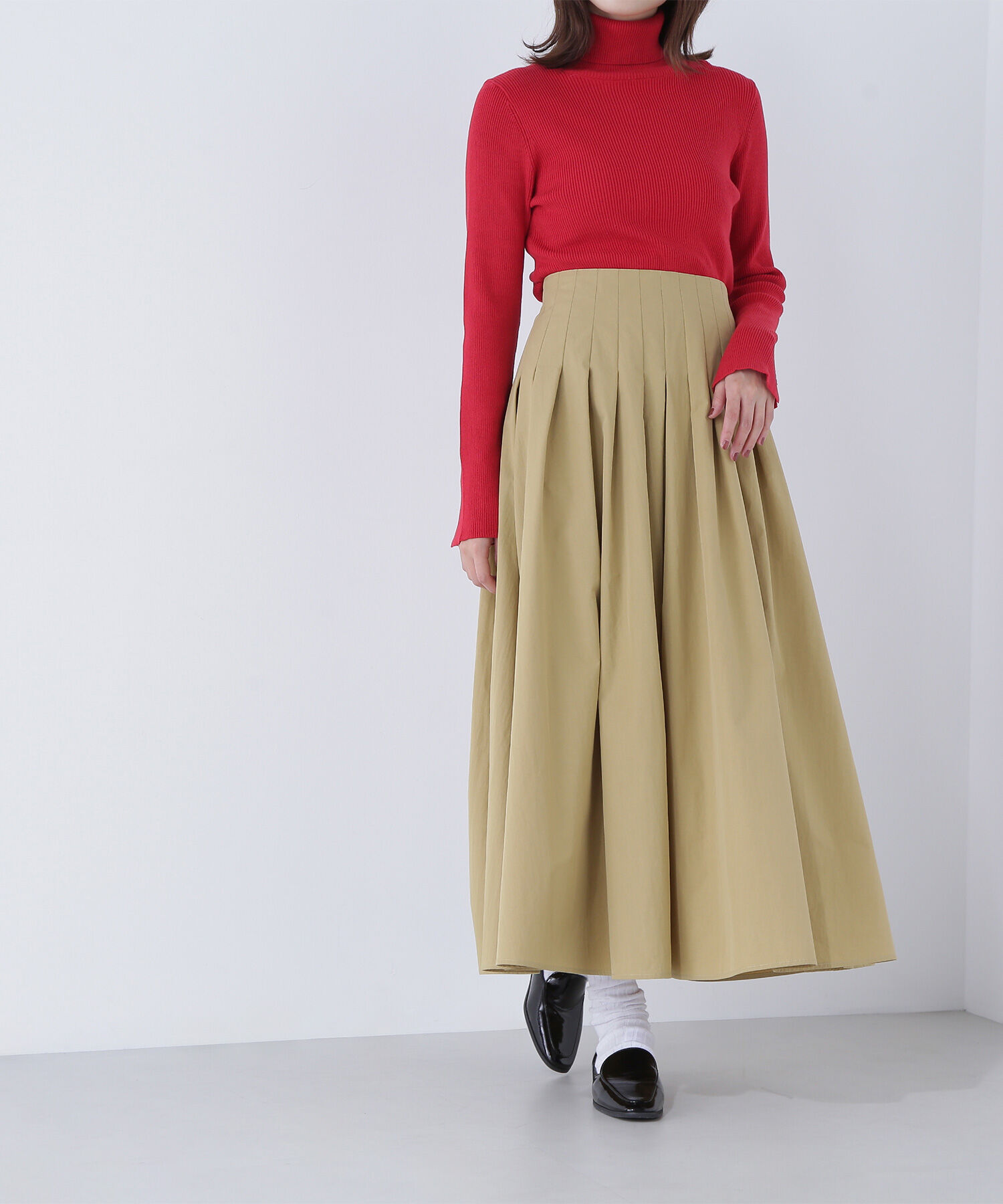  「タフタボリュームスカート」|スカート|