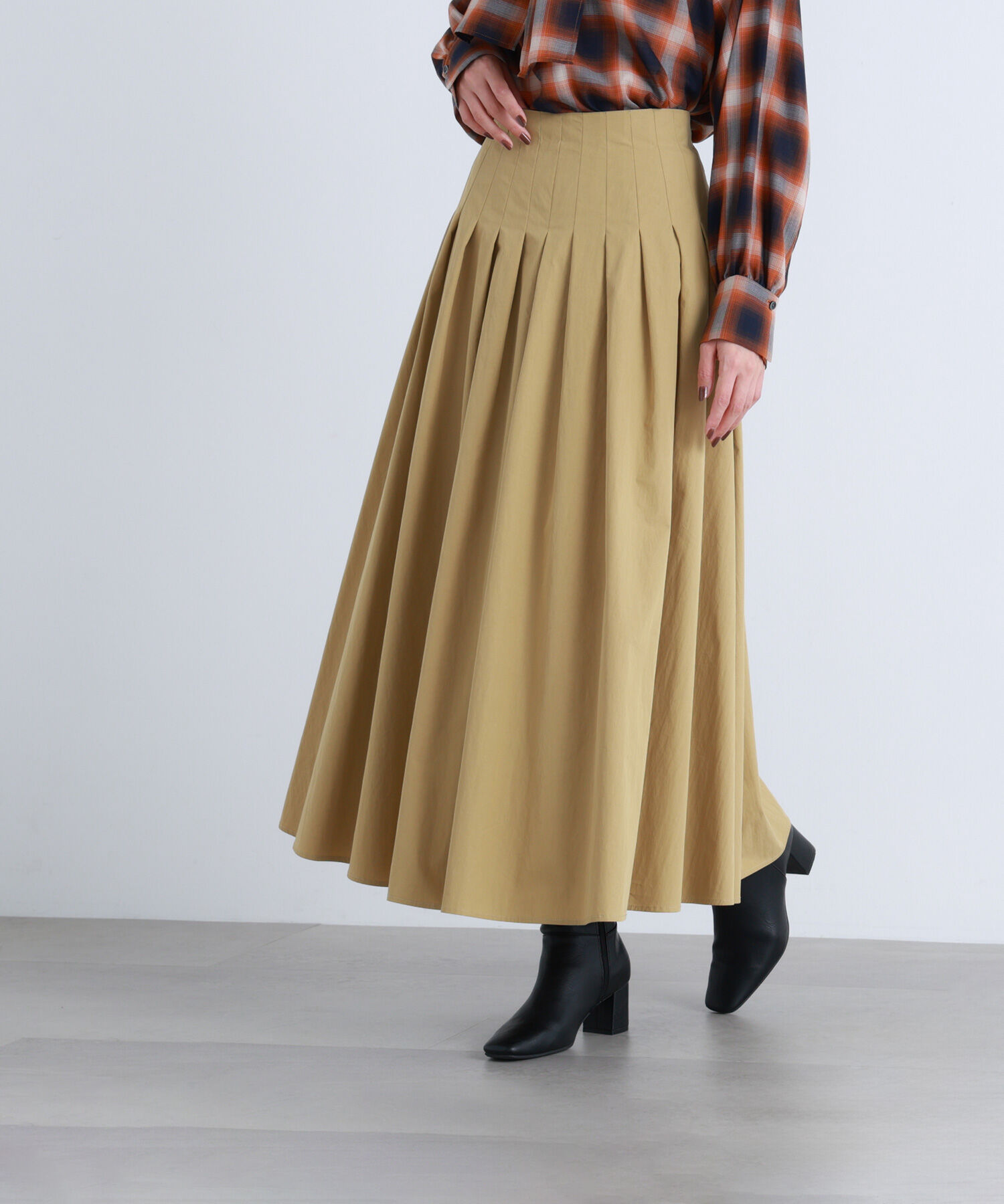  「タフタボリュームスカート」|スカート|