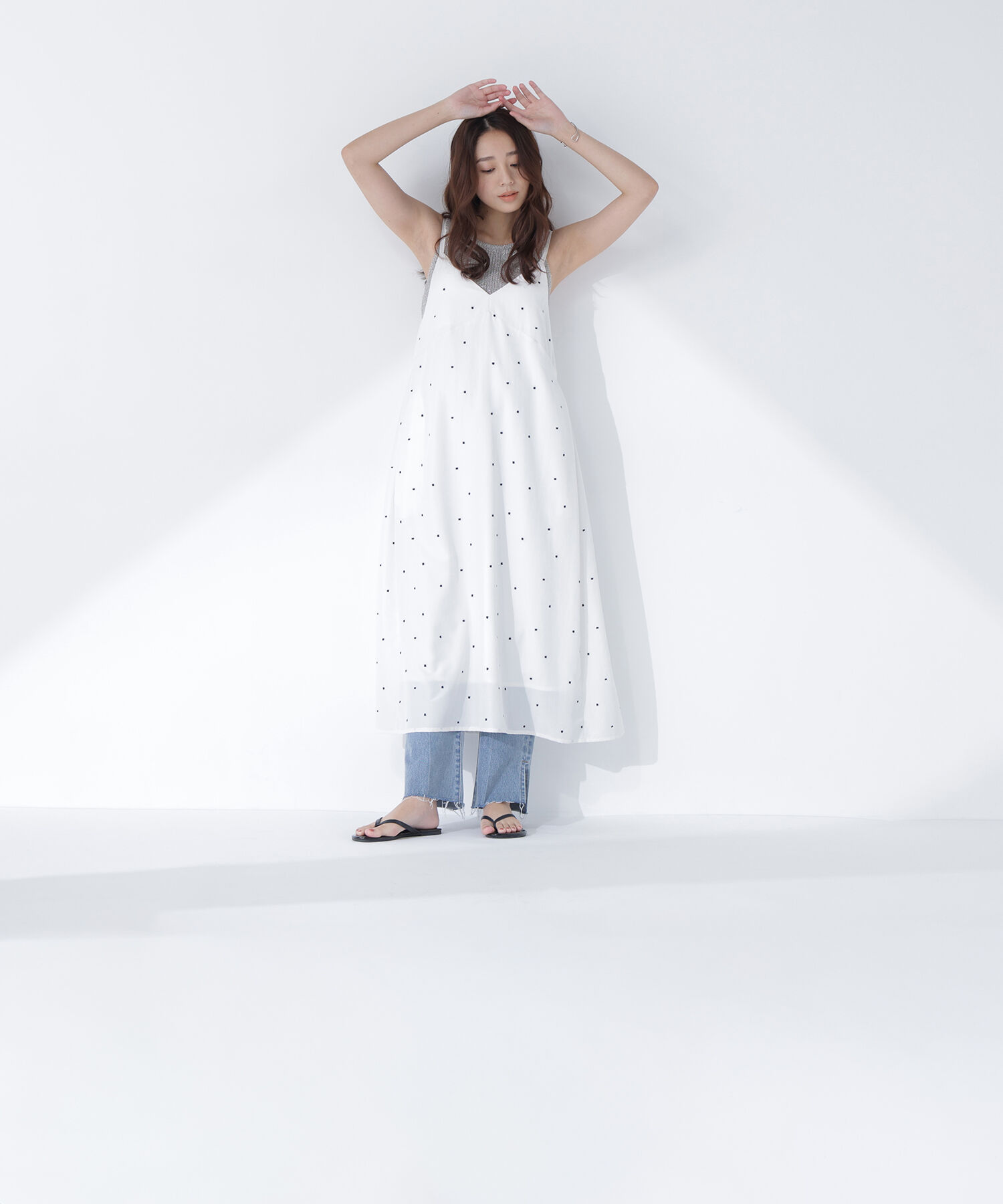  「サイドスリットストレートデニムパンツ」|その他|