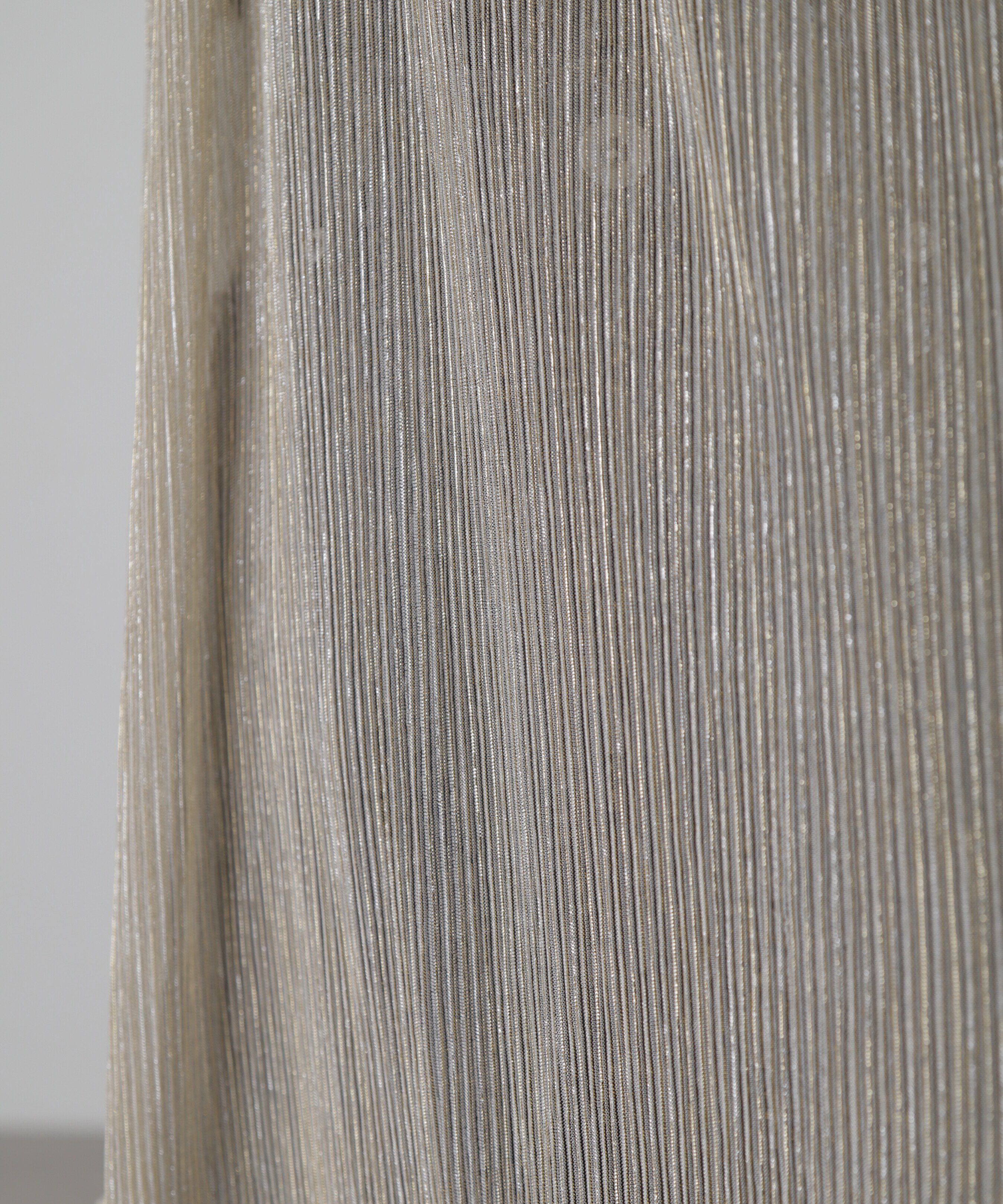  「［ブルーカラーWEB限定］ラメプリーツシアーキャミソールワンピース」|ワンピース|