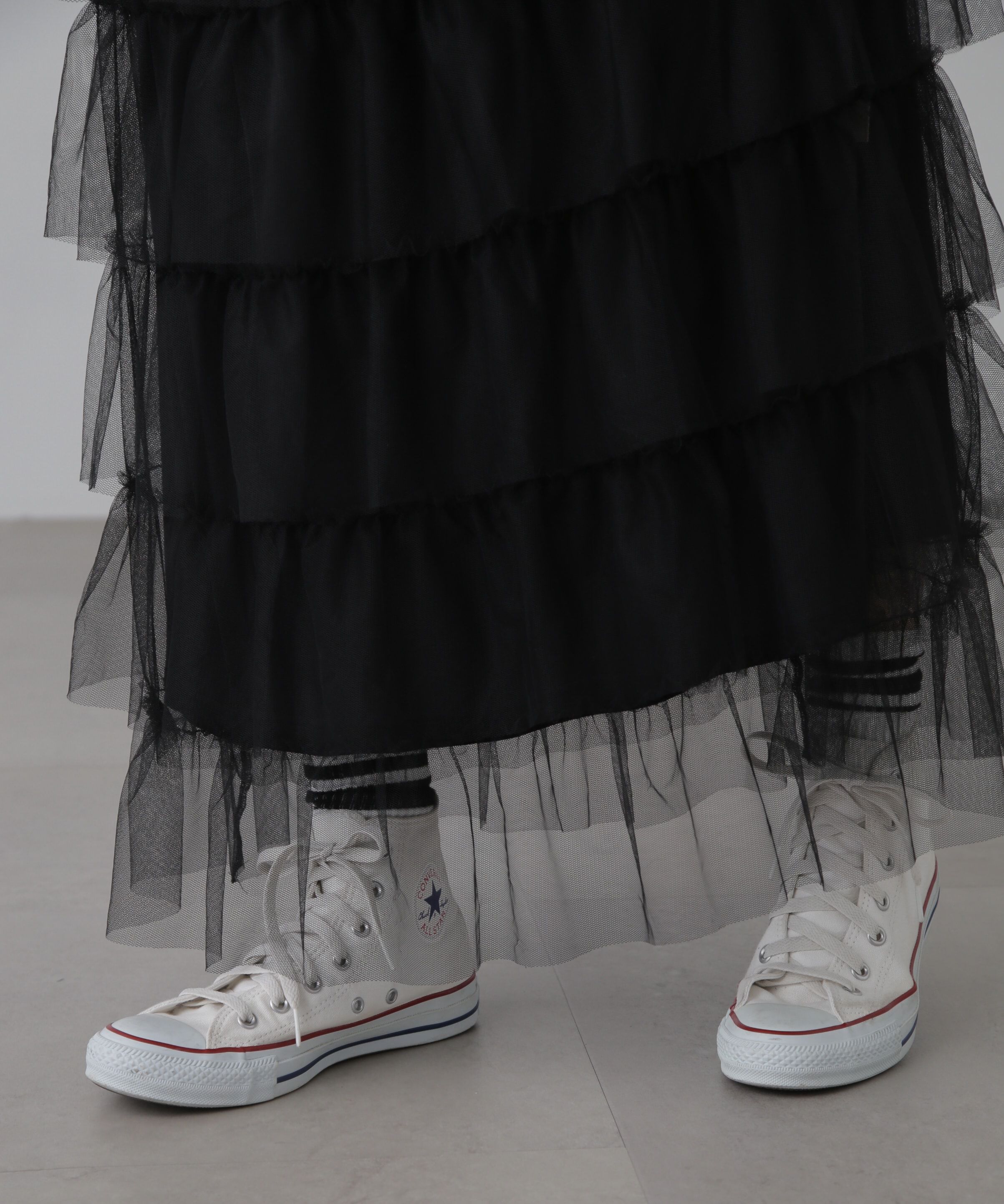  「チュールティアードスカート」|スカート|