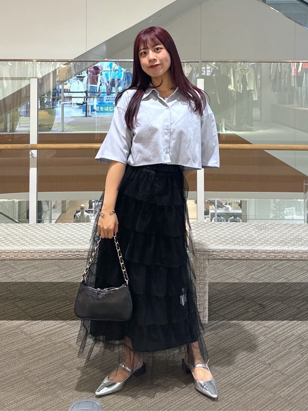  「チュールティアードスカート」|スカート|