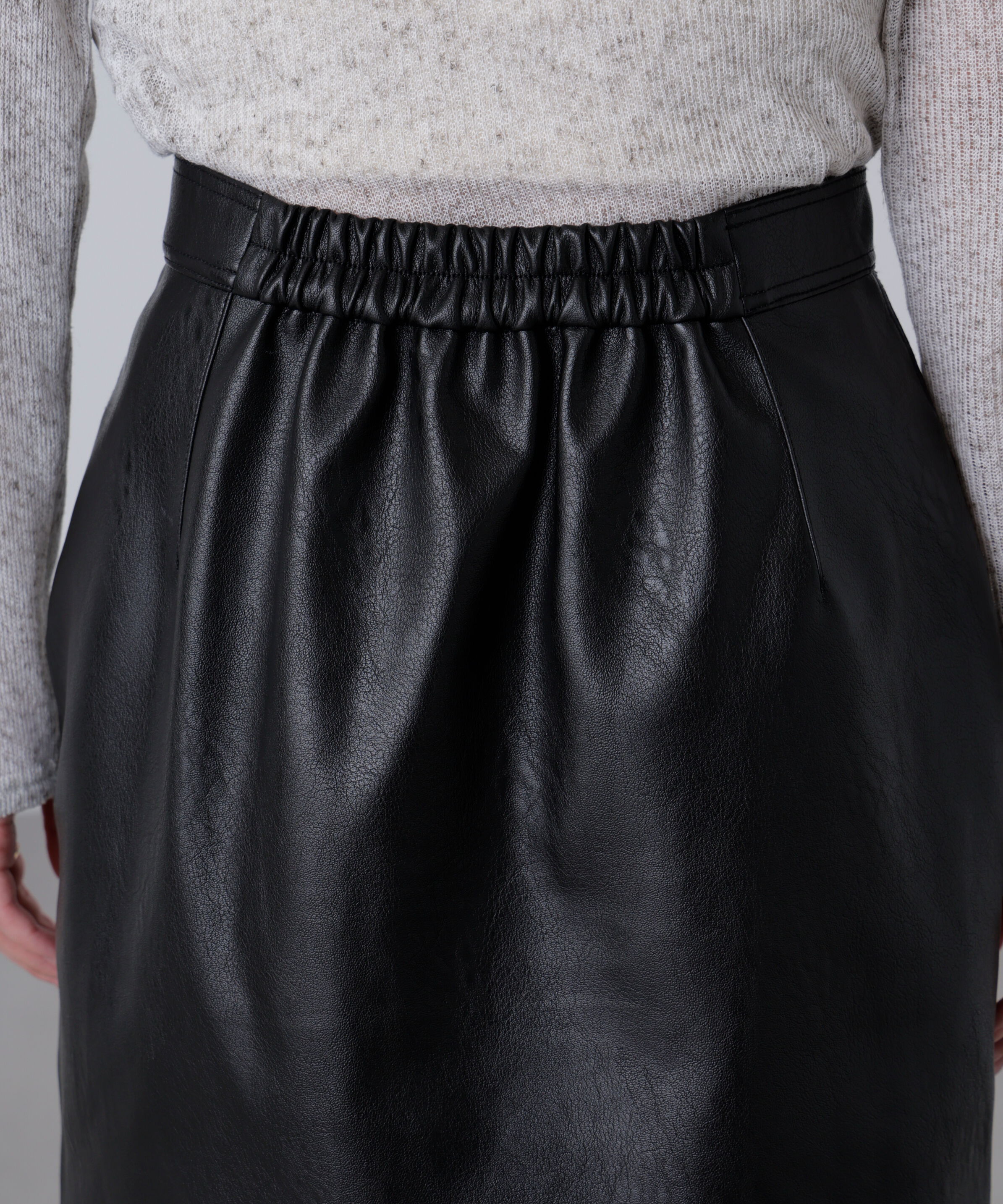  「合皮ミニスカート」|スカート|