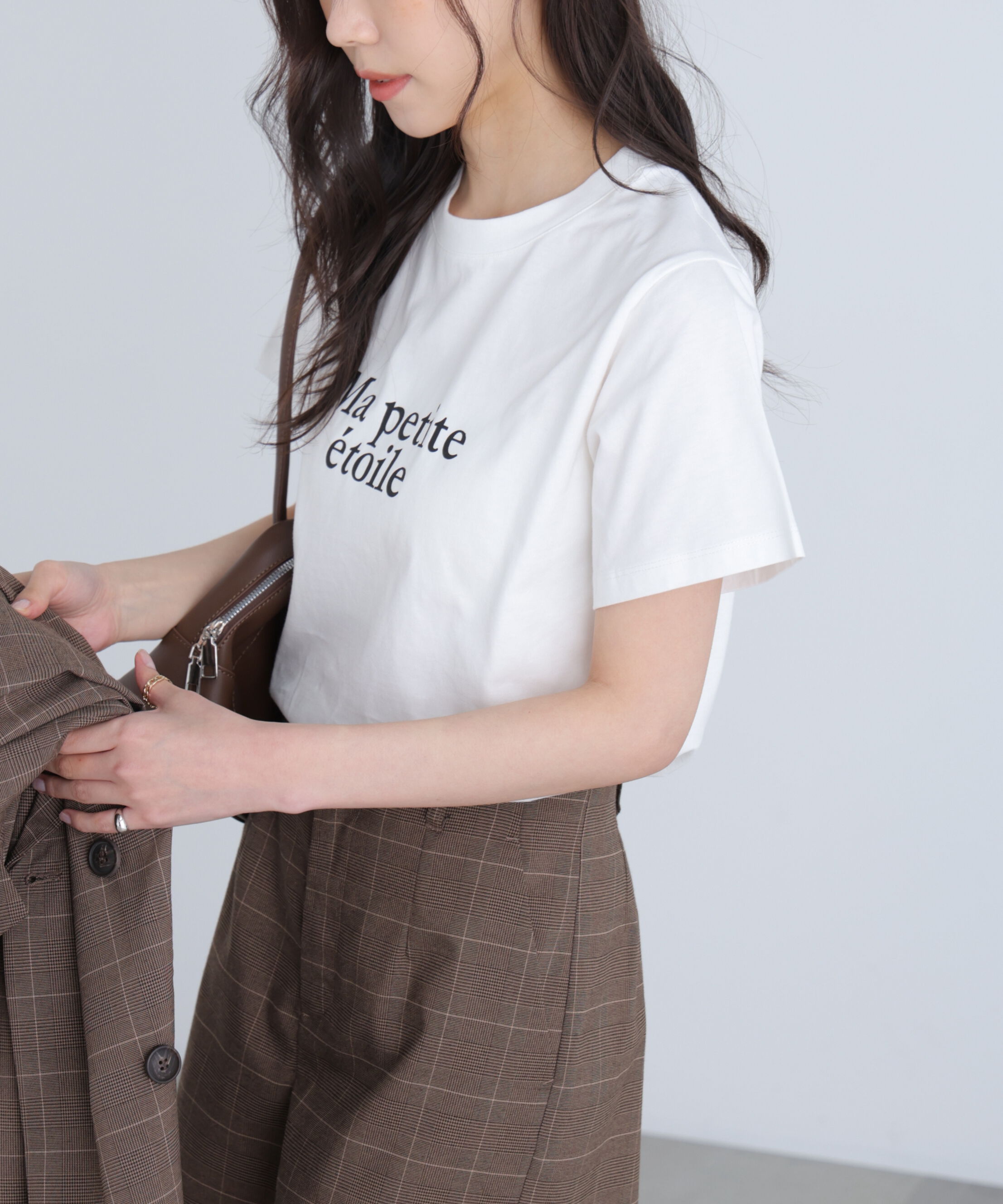  「フレンチロゴプリントTシャツ」|Tシャツ・カットソー|