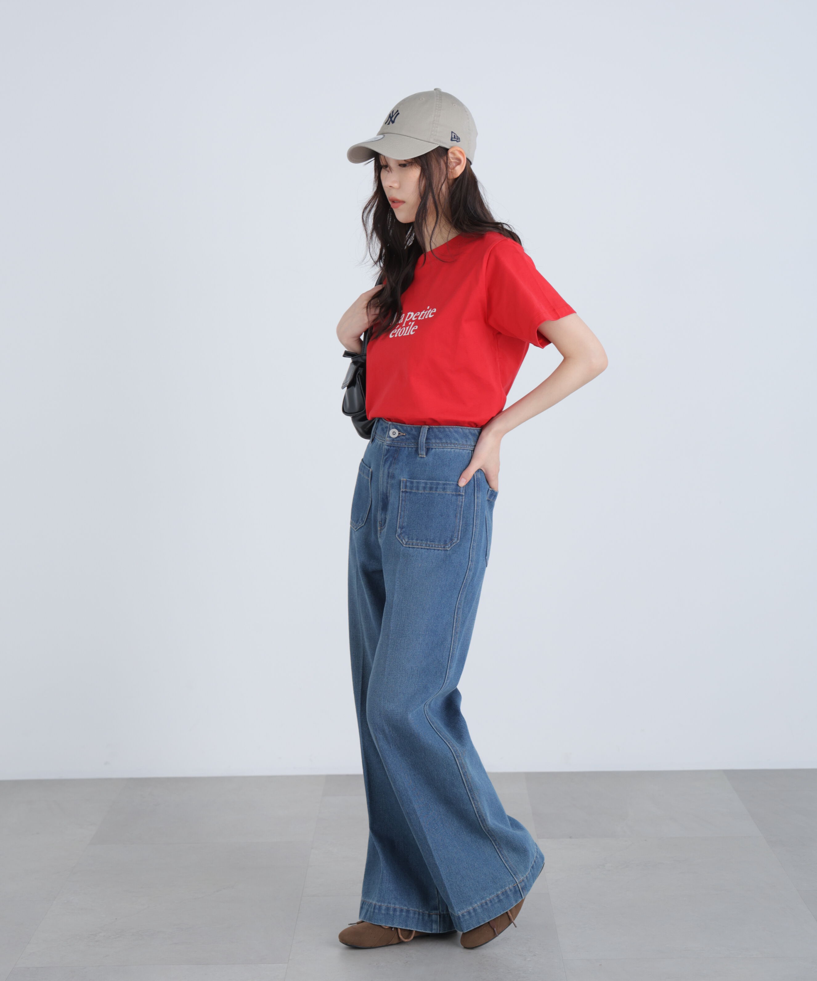  「フレンチロゴプリントTシャツ」|Tシャツ・カットソー|