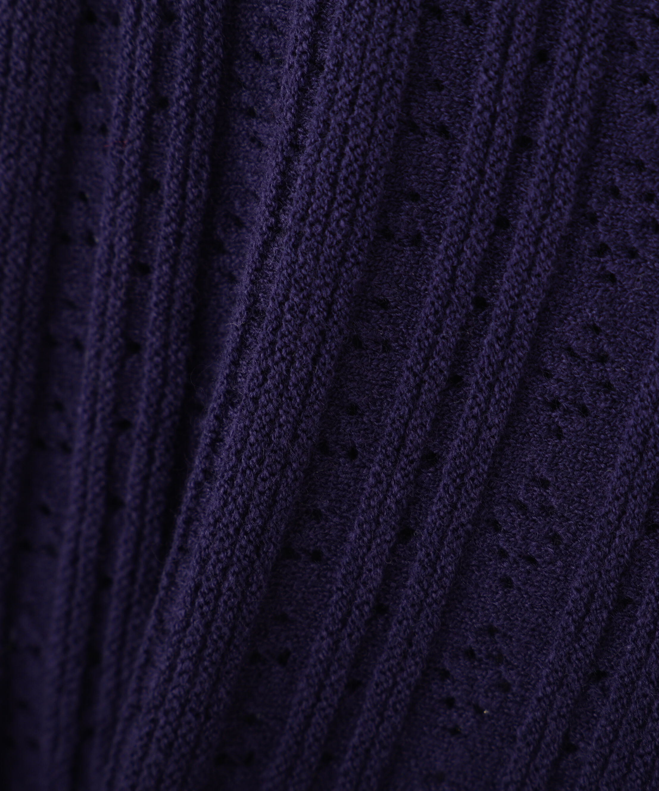  「地柄短丈ペプラムニット」|ニット・セーター|