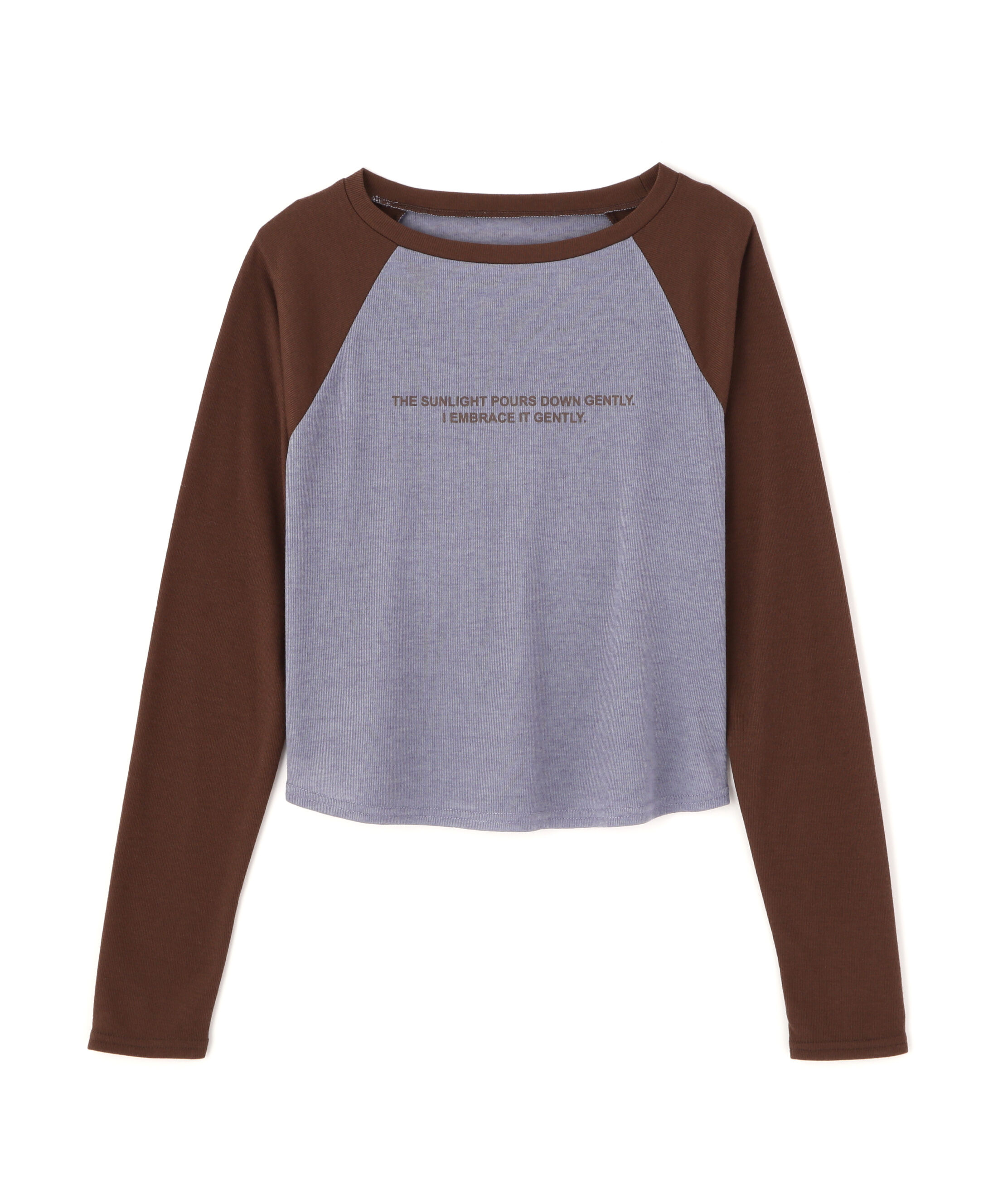  「シアー天竺ラグラン長袖カットソー」|Tシャツ・カットソー|