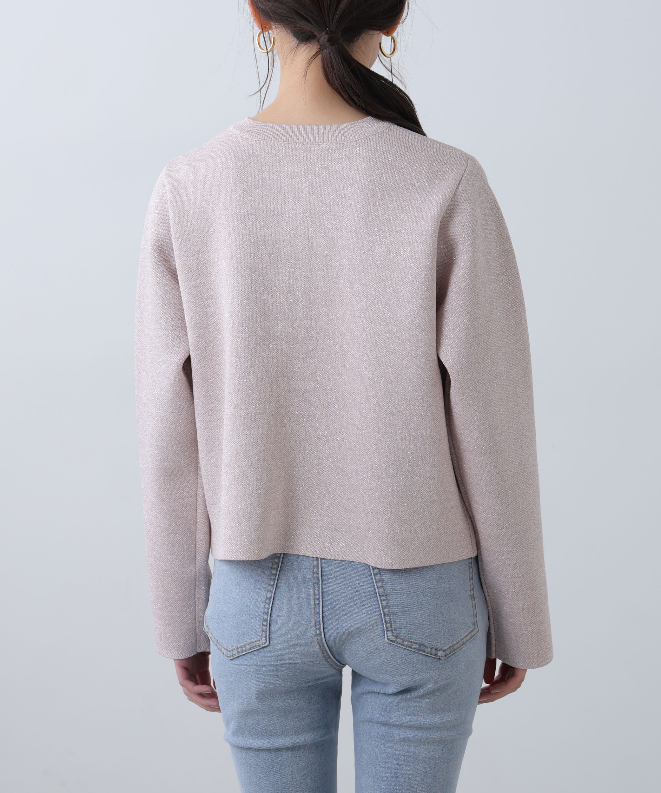  「〈MFM〉エンブレムボタンラメカーディガン」|ニット・セーター|