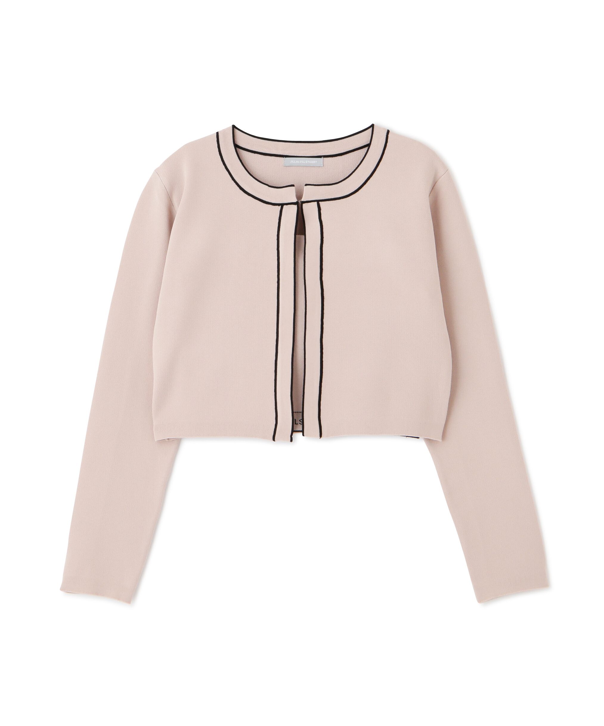  「◇ロゴジャガードビスチェアンサンブル　WEB限定カラー：ピンク」|ニット・セーター|