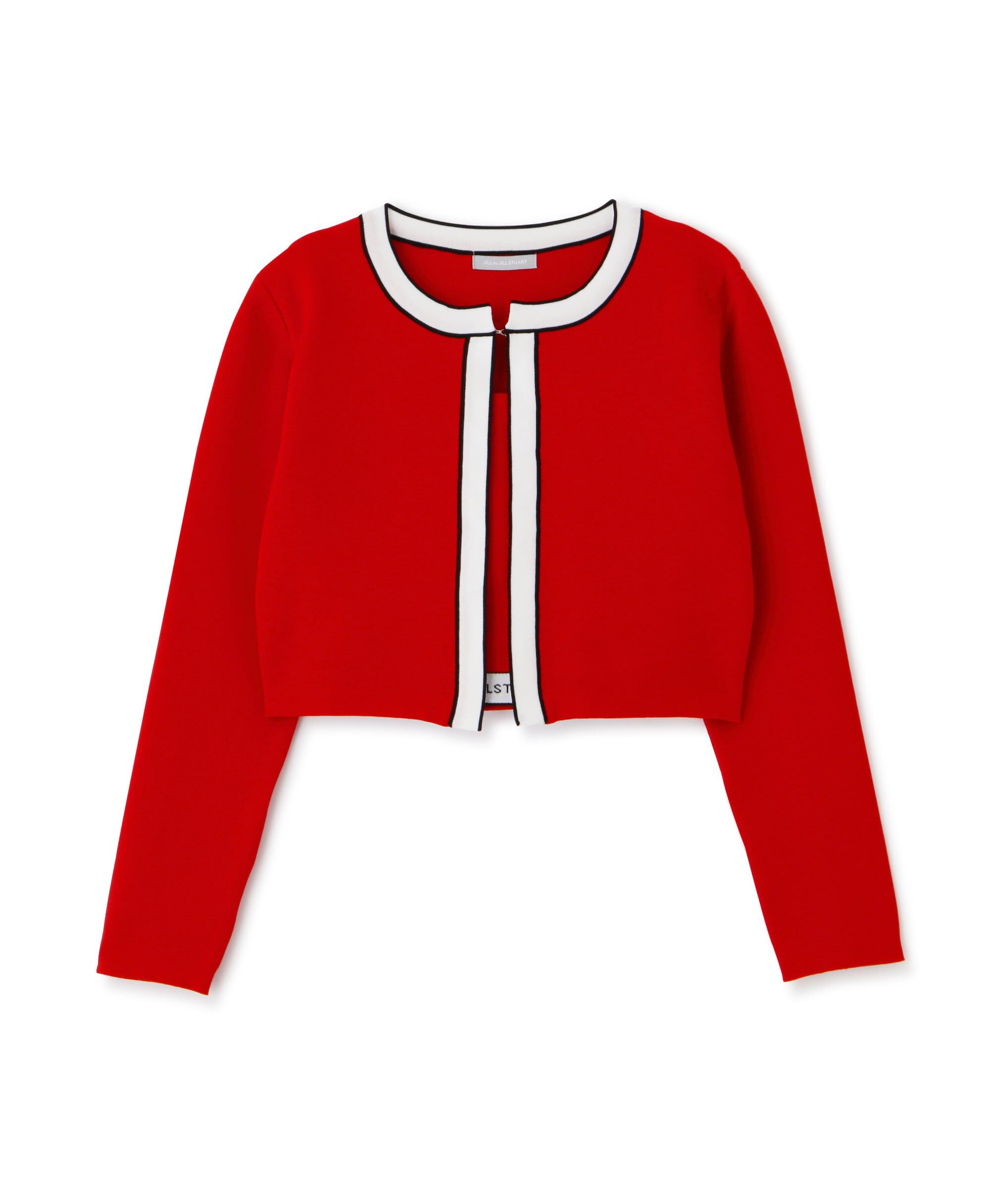  「◇ロゴジャガードビスチェアンサンブル　WEB限定カラー：ピンク」|ニット・セーター|