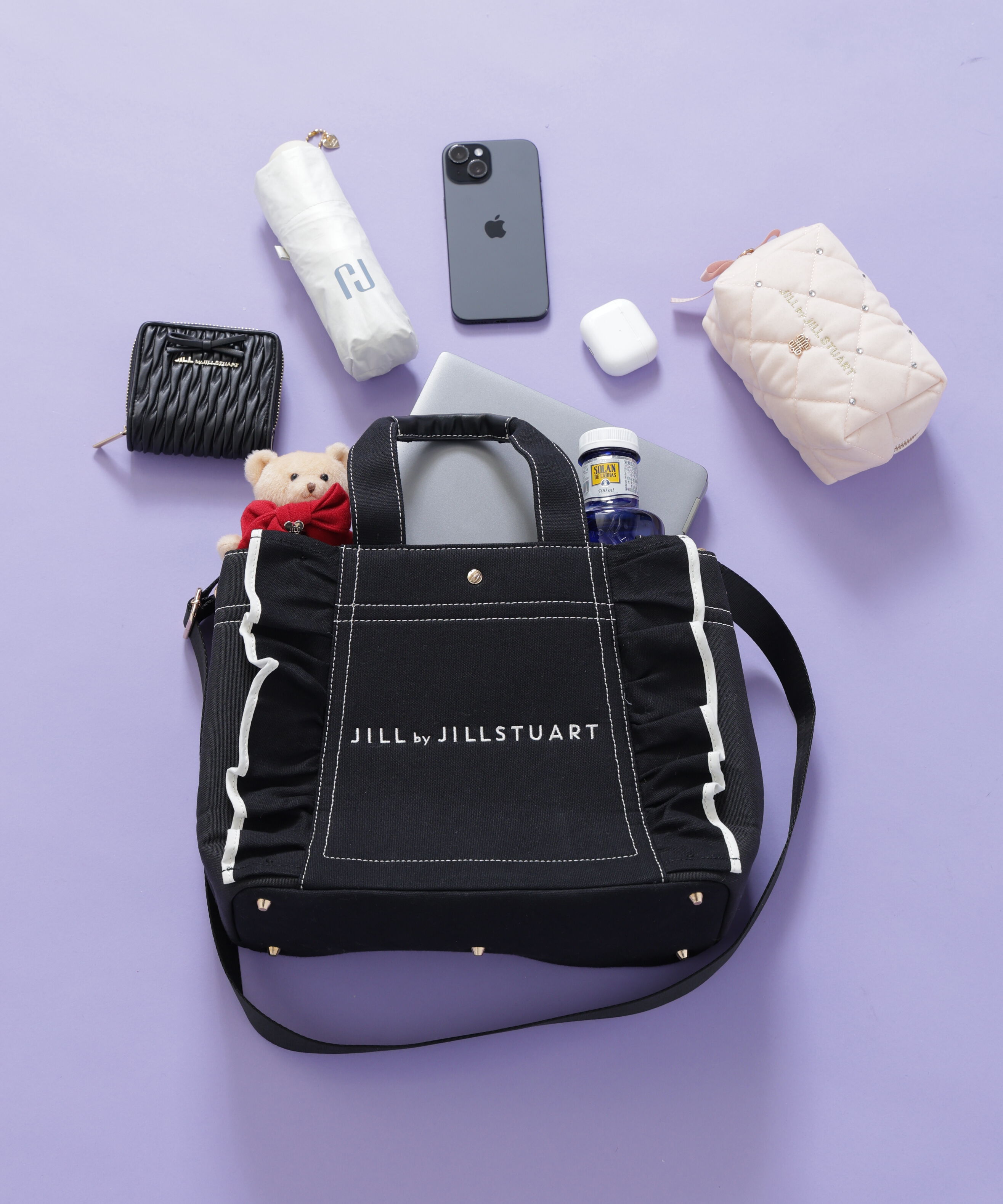  「フリルトート大」|その他|ブラック