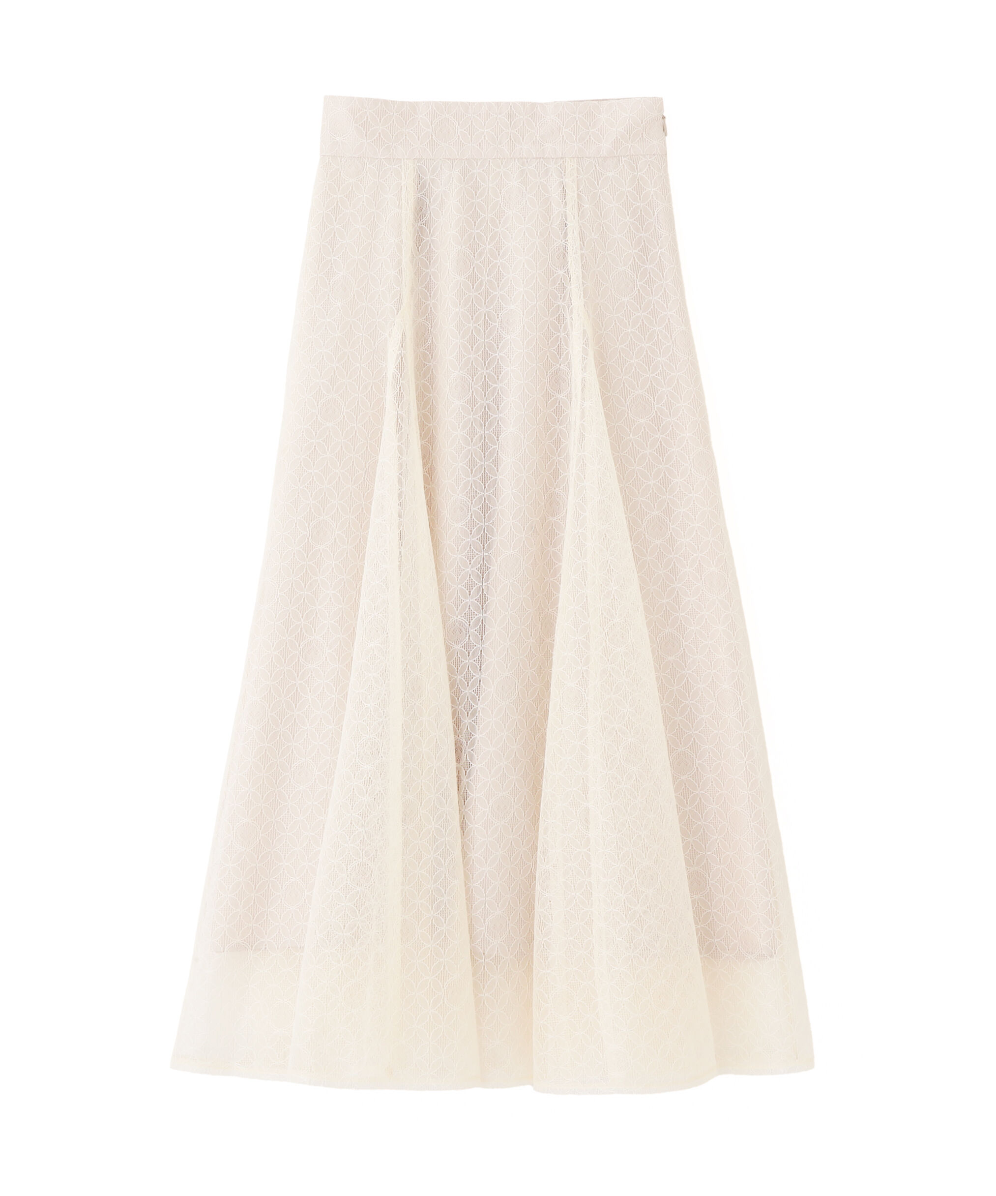  「シャイニーレースフレアスカート」|スカート|