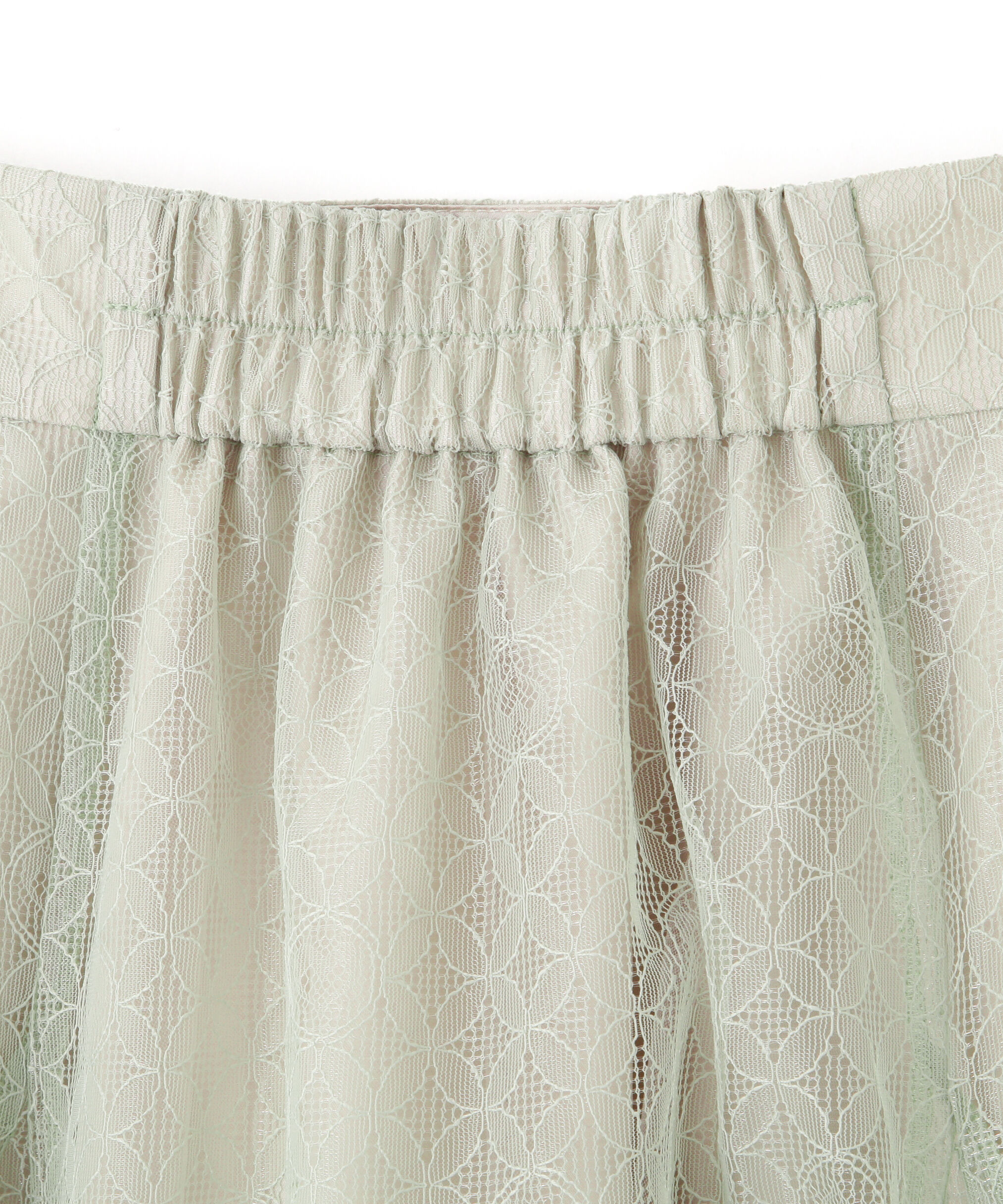  「シャイニーレースフレアスカート」|スカート|