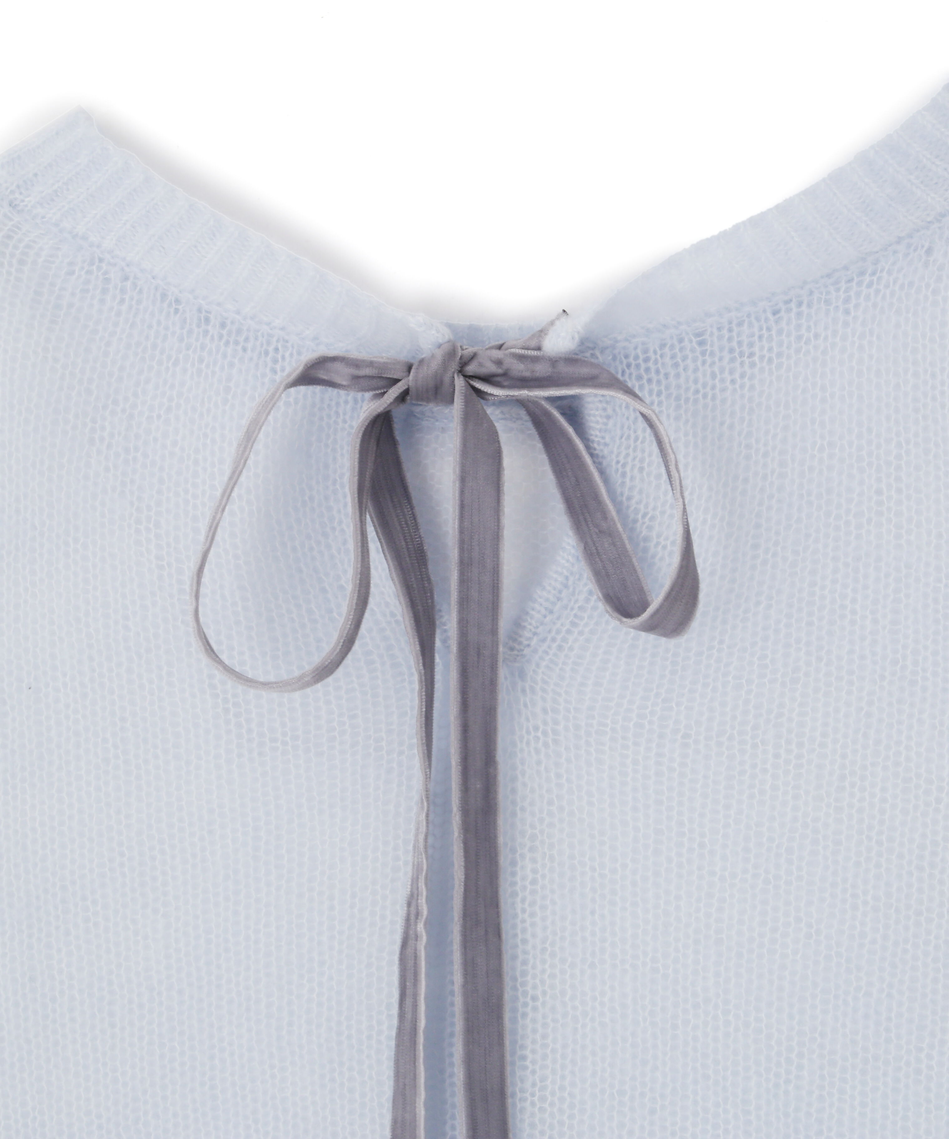  「シアーリボンニット」|ニット・セーター|