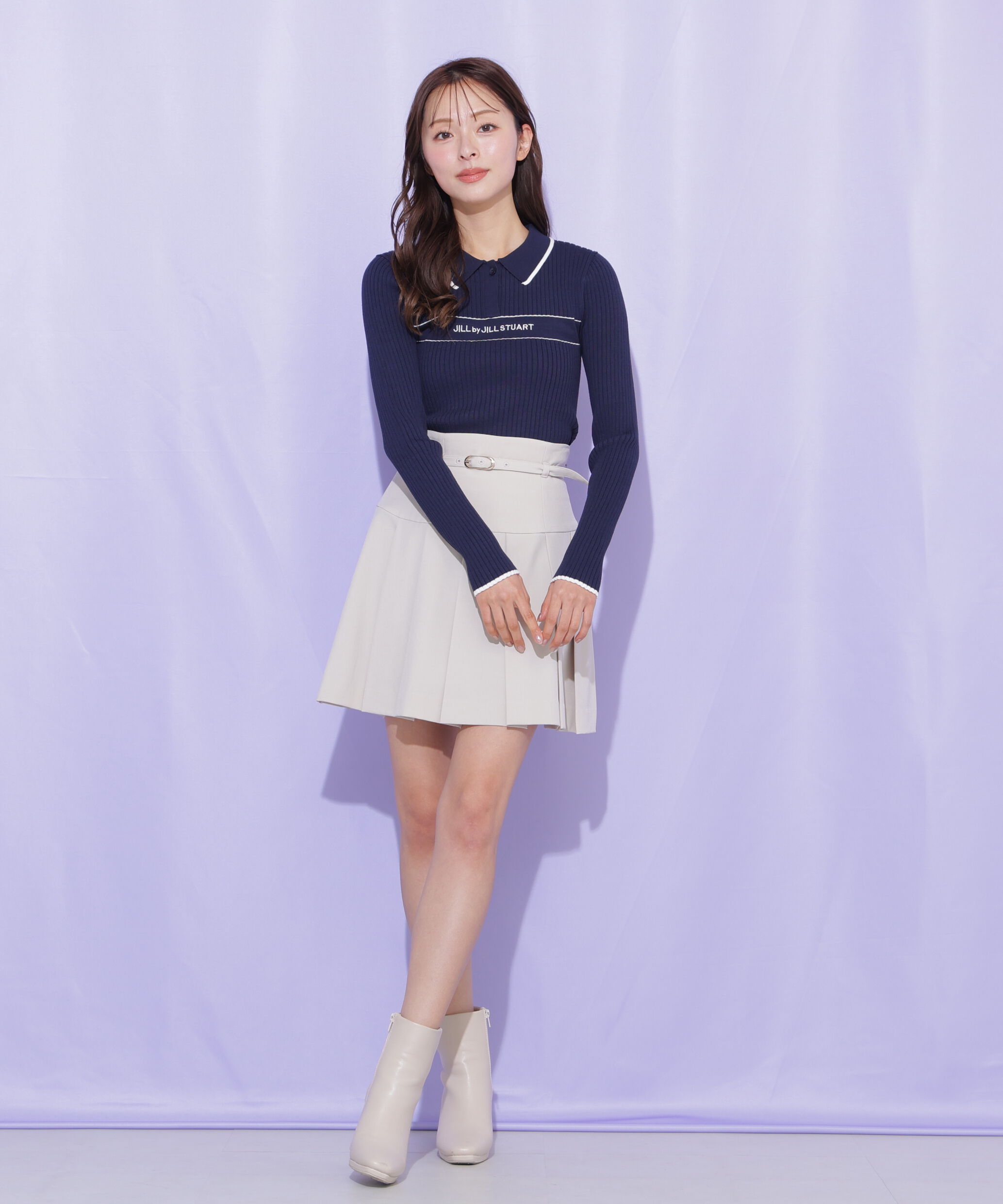  「セットアップ対応プリーツミニスカート」|スカート|