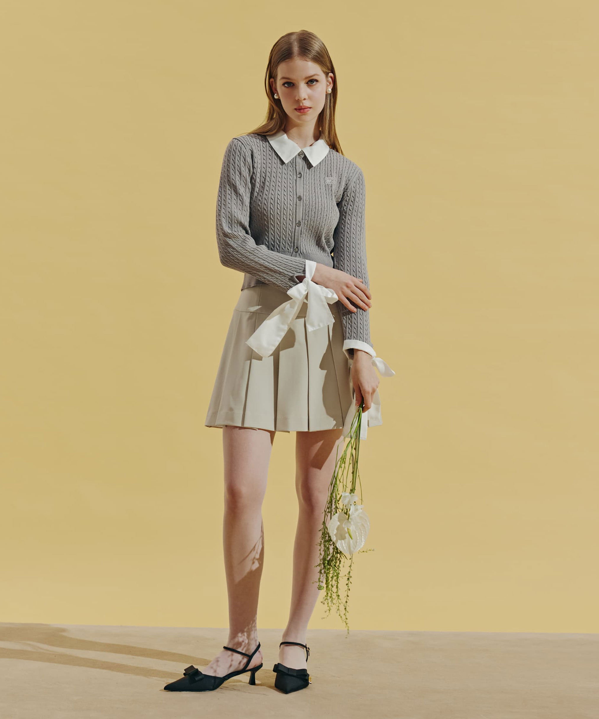  「セットアップ対応プリーツミニスカート」|スカート|