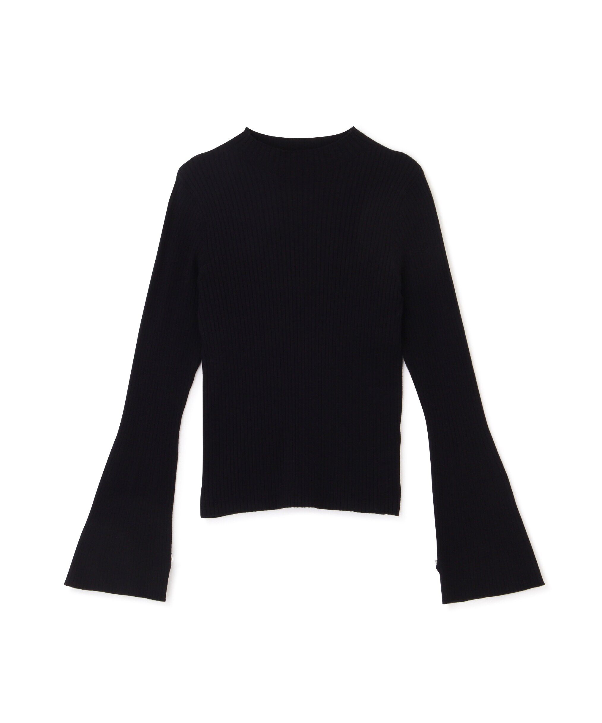 PROPORTION BODY DRESSING「パールボタンモックネックリブニット　24AW」|ニット・セーター|