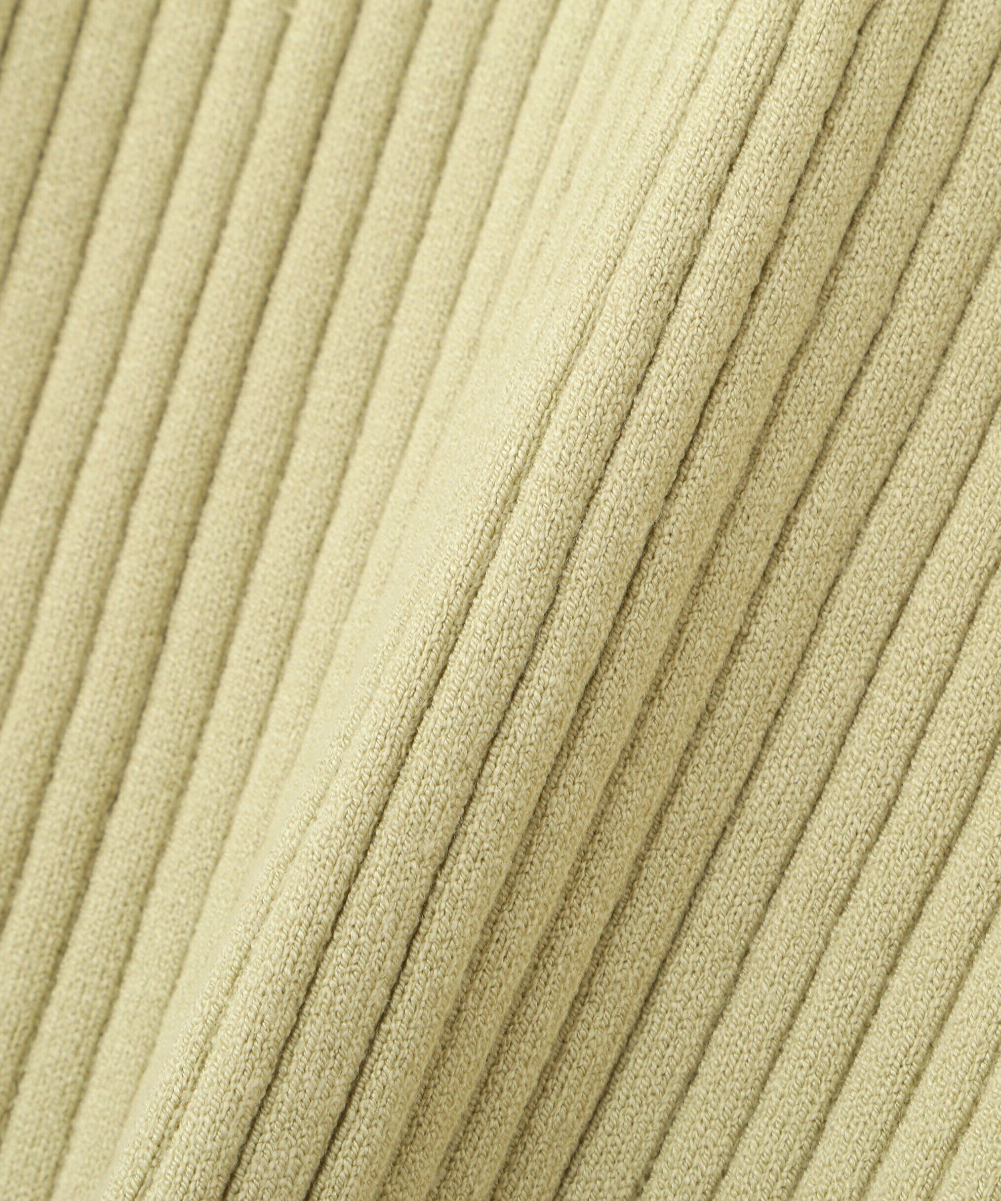 PROPORTION BODY DRESSING「パールボタンモックネックリブニット　24AW」|ニット・セーター|