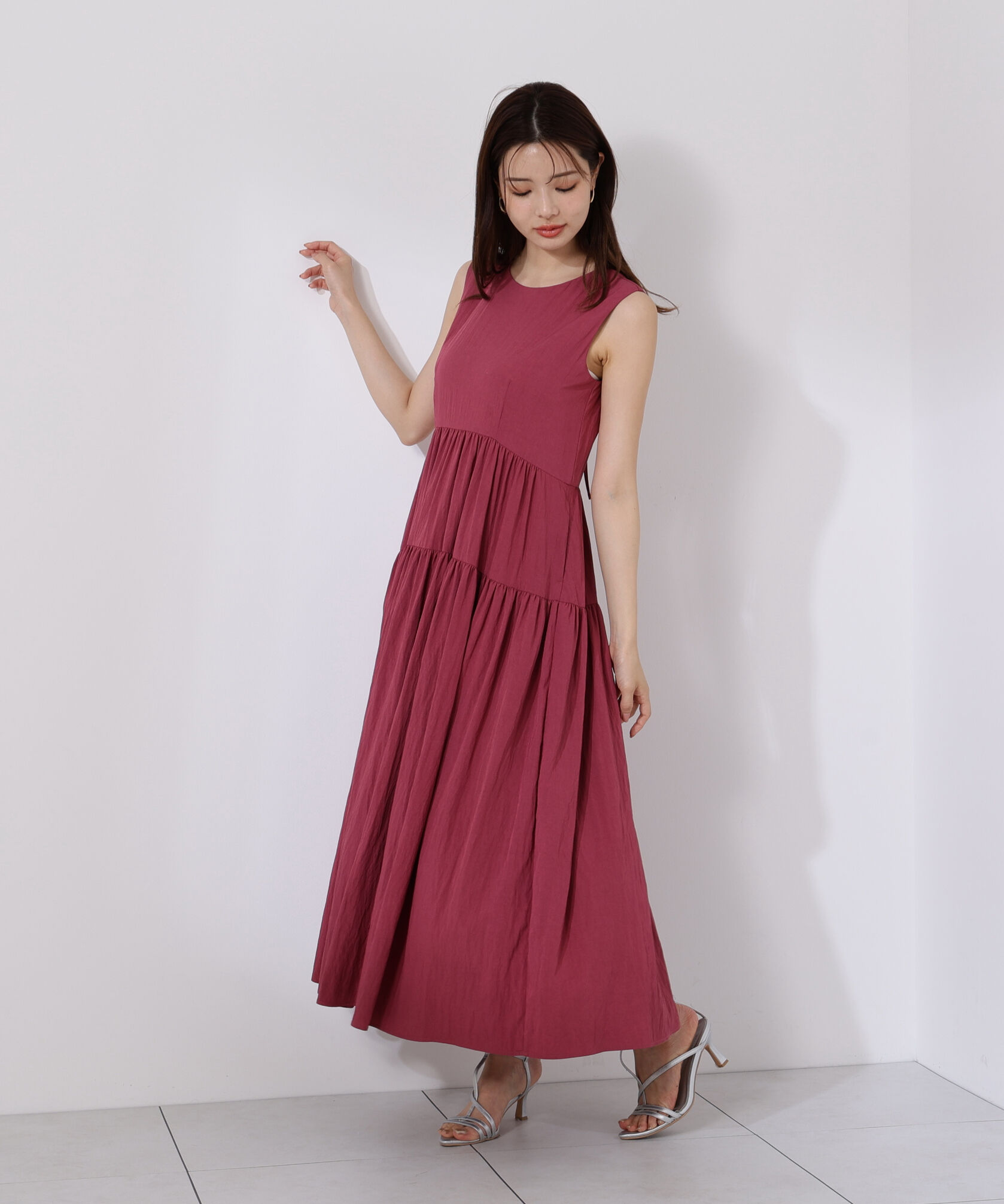 PROPORTION BODY DRESSING「バックリボンティアードワンピース」|ワンピース|