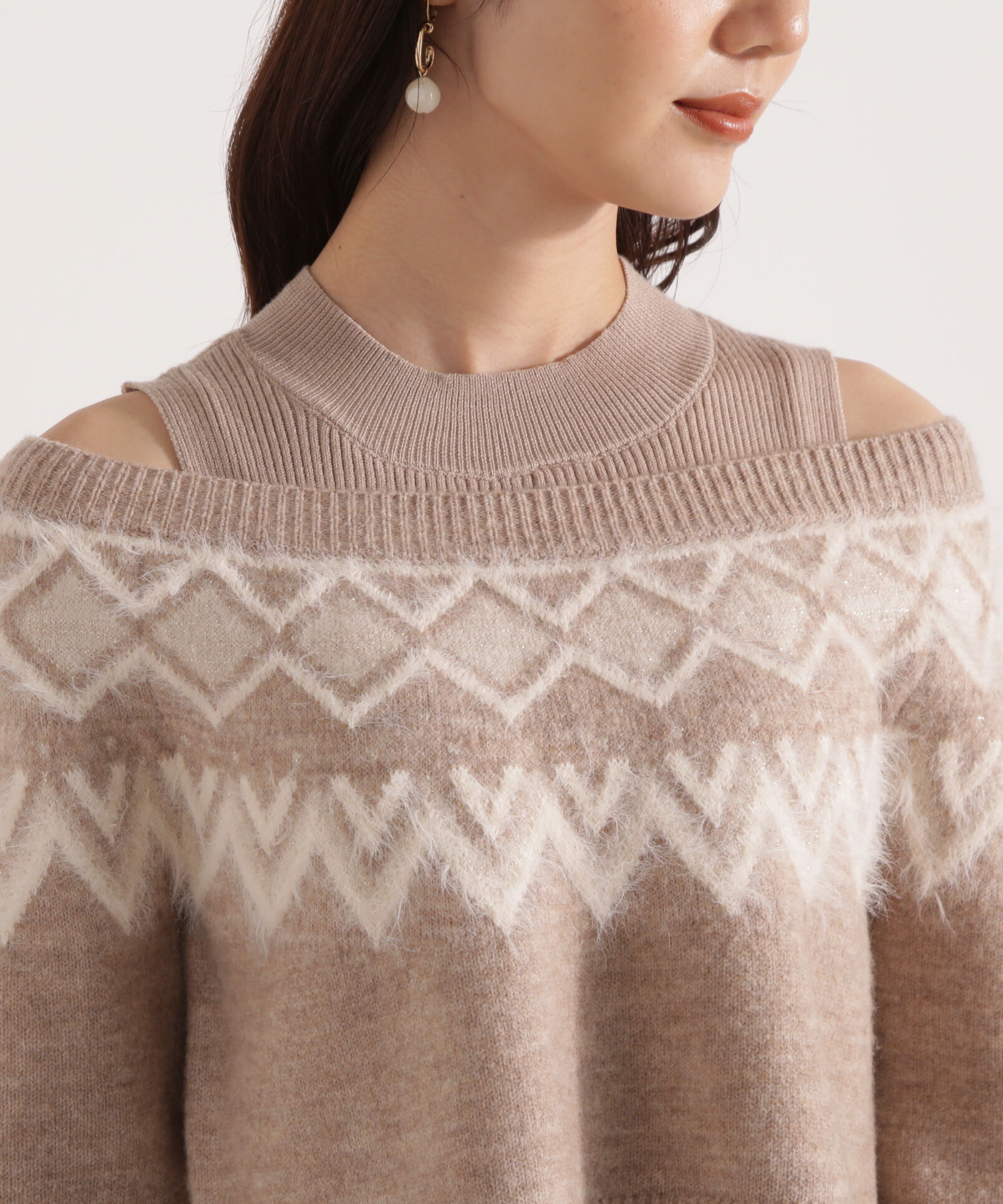 PROPORTION BODY DRESSING「ノルディックニットSETUP ワンピース 25AW」|ワンピース|