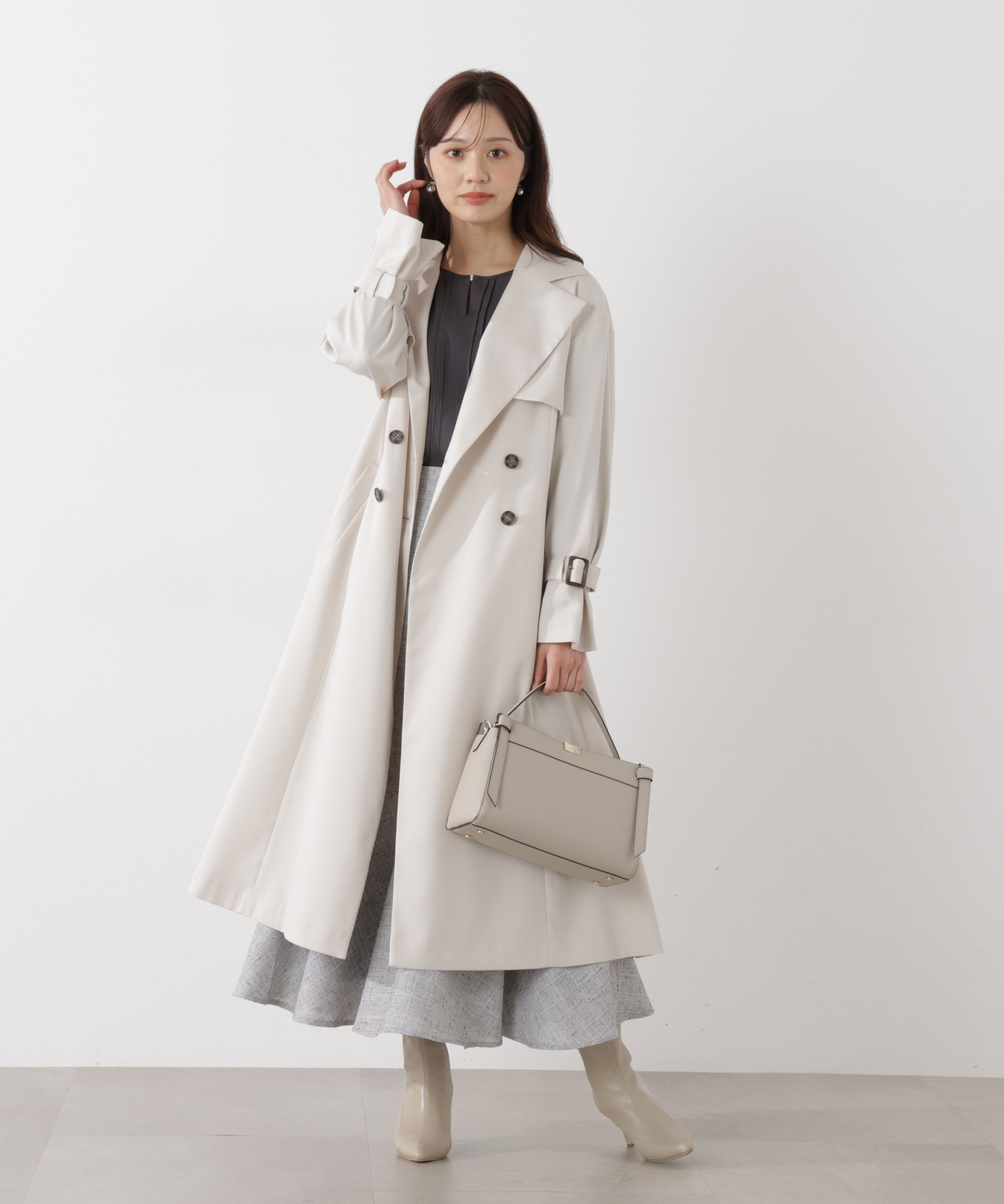 PROPORTION BODY DRESSING「＜防シワ/花粉リリース＞ベーシックトレンチコート」|その他|