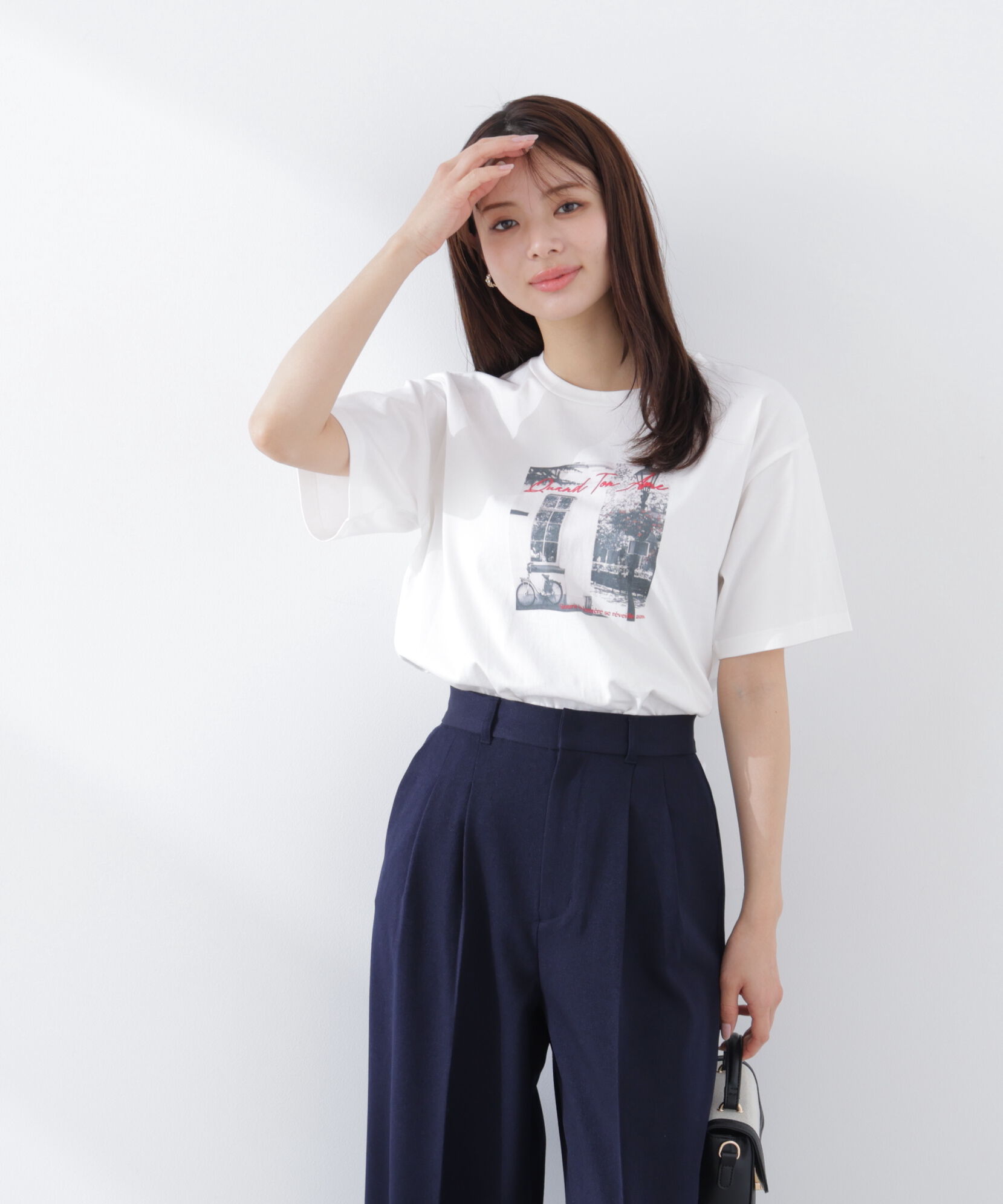 PROPORTION BODY DRESSING「〈a/mie〉フォトプリントT　26SS　」|Tシャツ・カットソー|