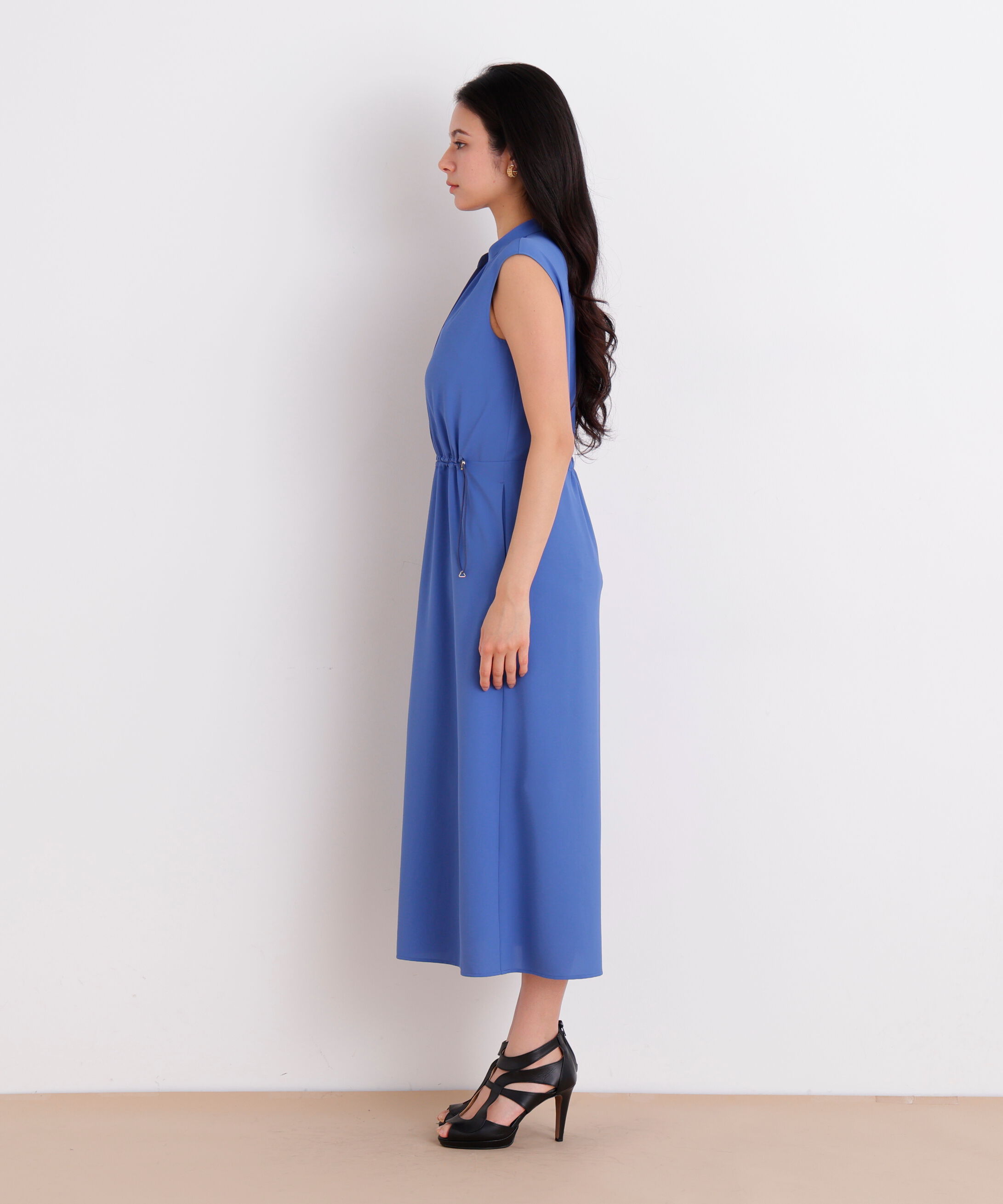  「２ＷＡＹストレッチシャツカラーワンピース」|ワンピース|