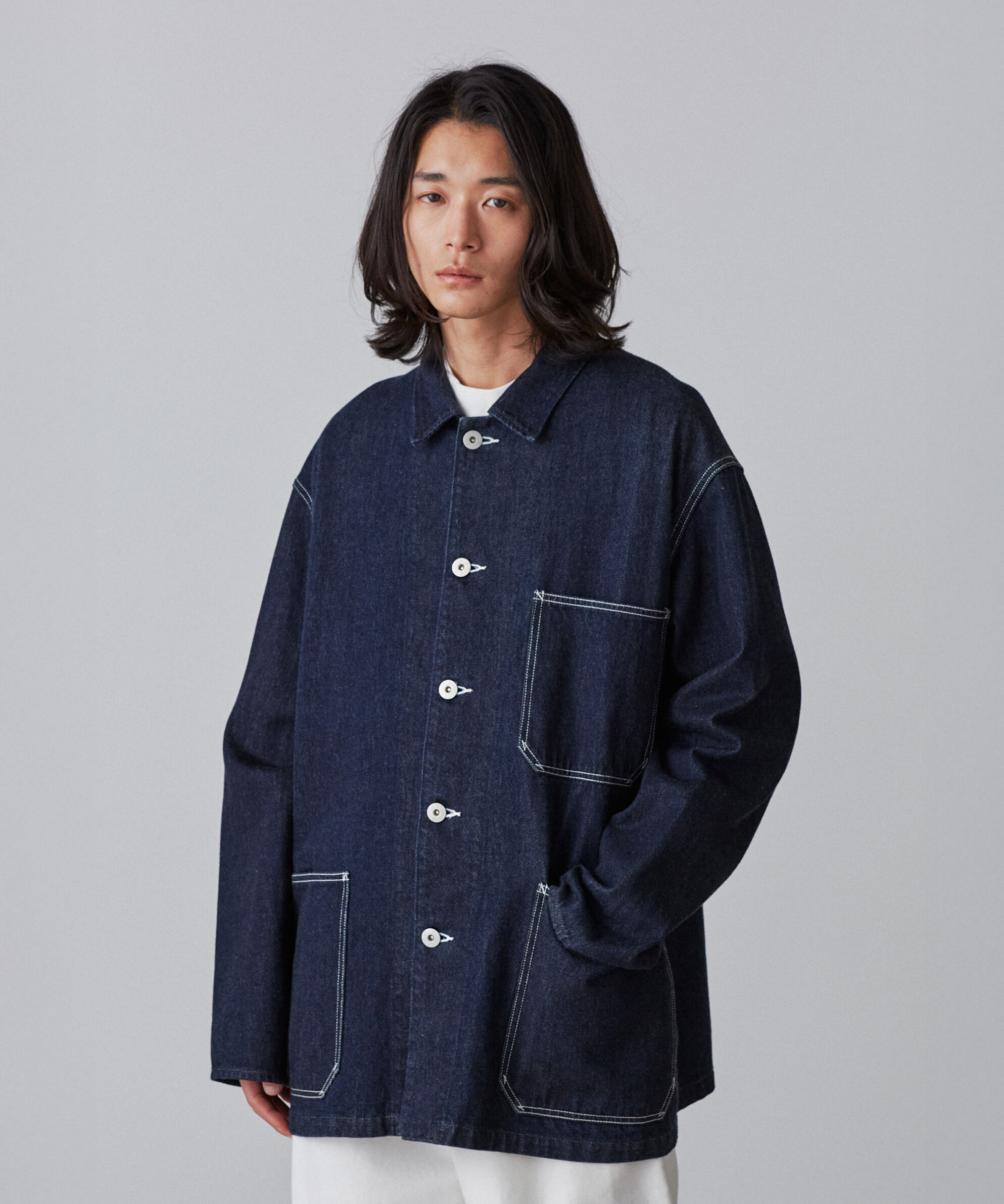 YLEVE 「Ｙ / 12.5oz ORGANIC COTTON DENIM BLOUSON」|ブルゾン・スタジャン|