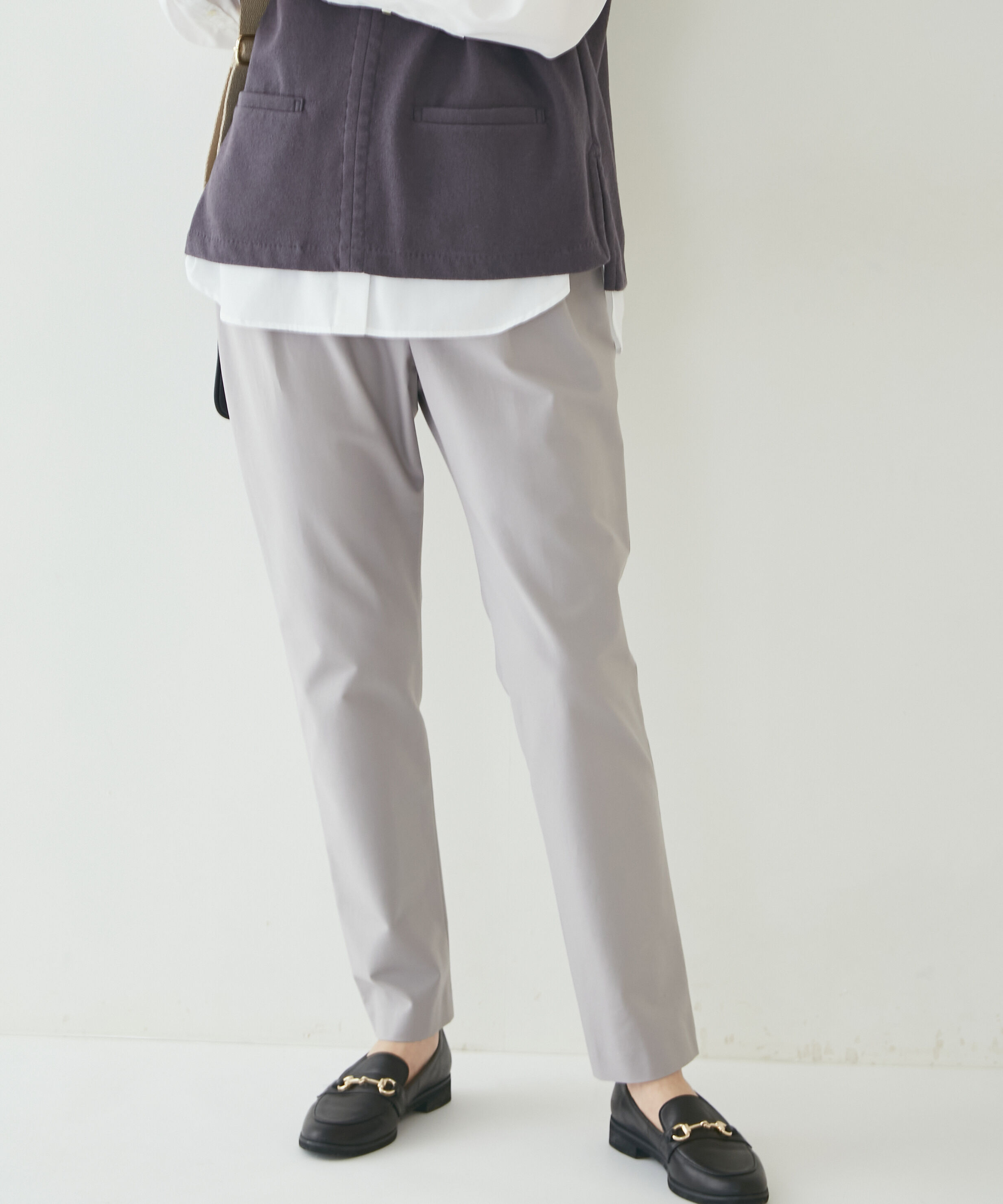  「◆２ＷＡＹストレッチスリムテーパードパンツ」|その他|グレー