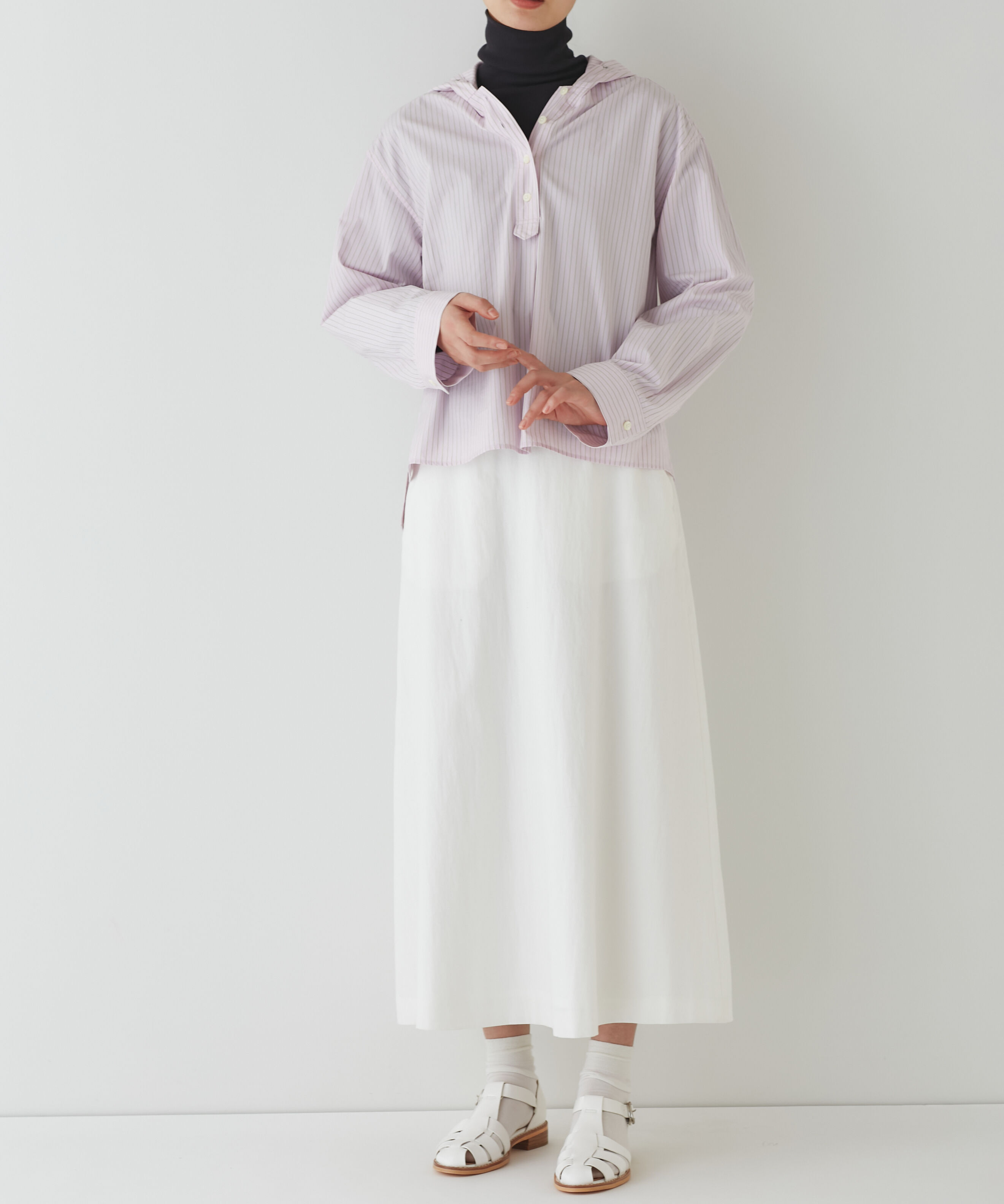  「◆ウエスト折り返しフレアスカート」|スカート|