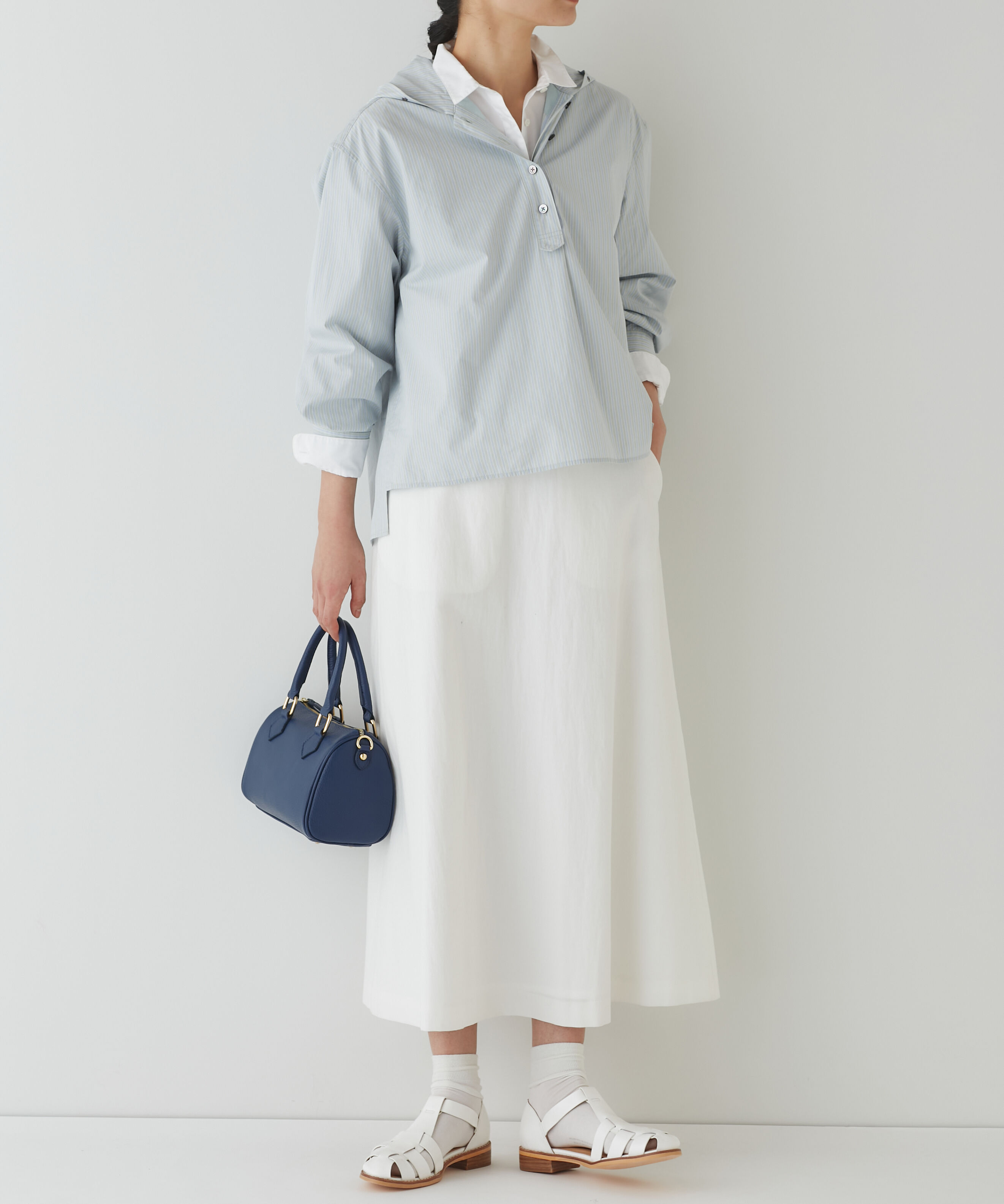  「◆ウエスト折り返しフレアスカート」|スカート|