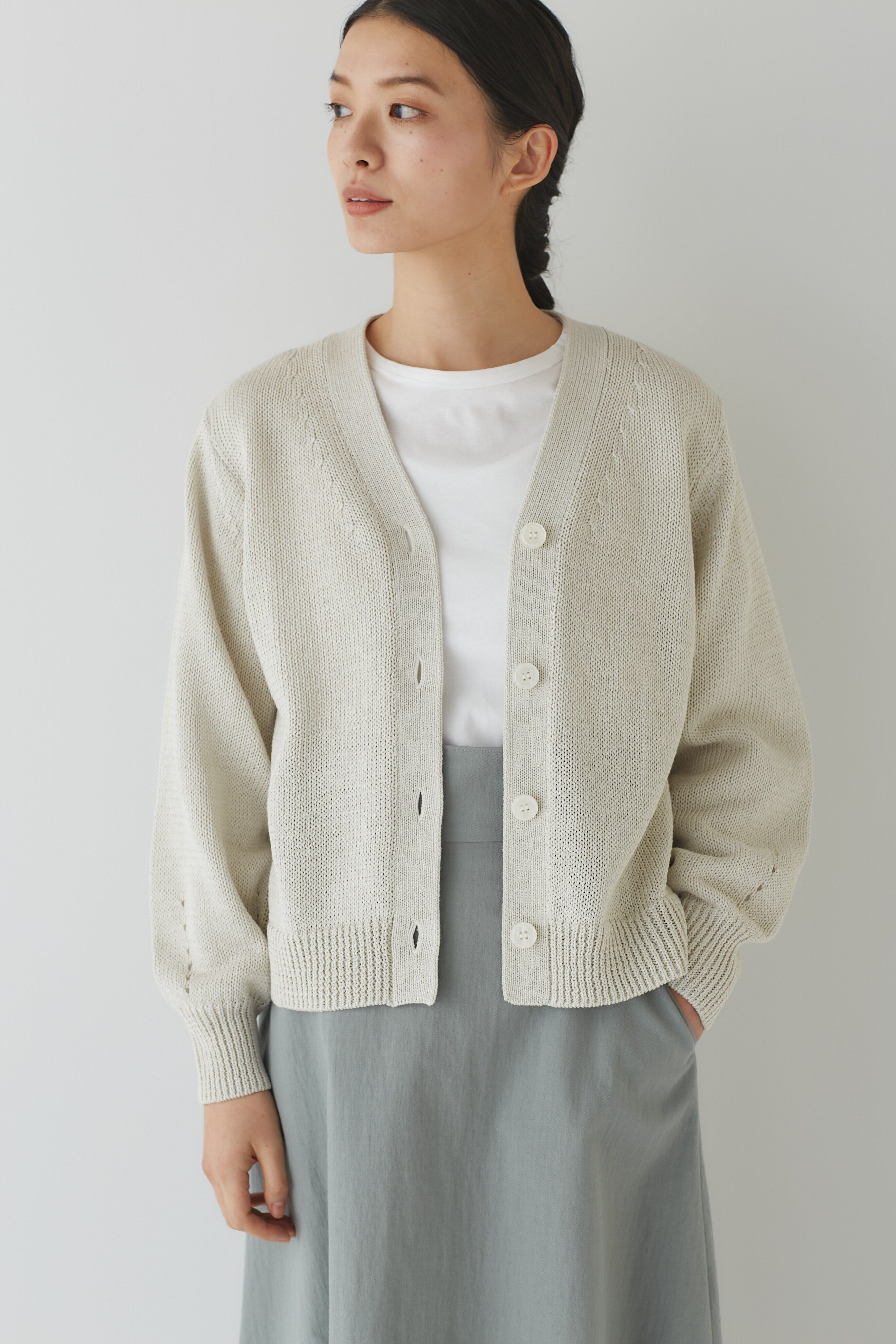  「◆ギマコットンカーディガン」|ニット・セーター|