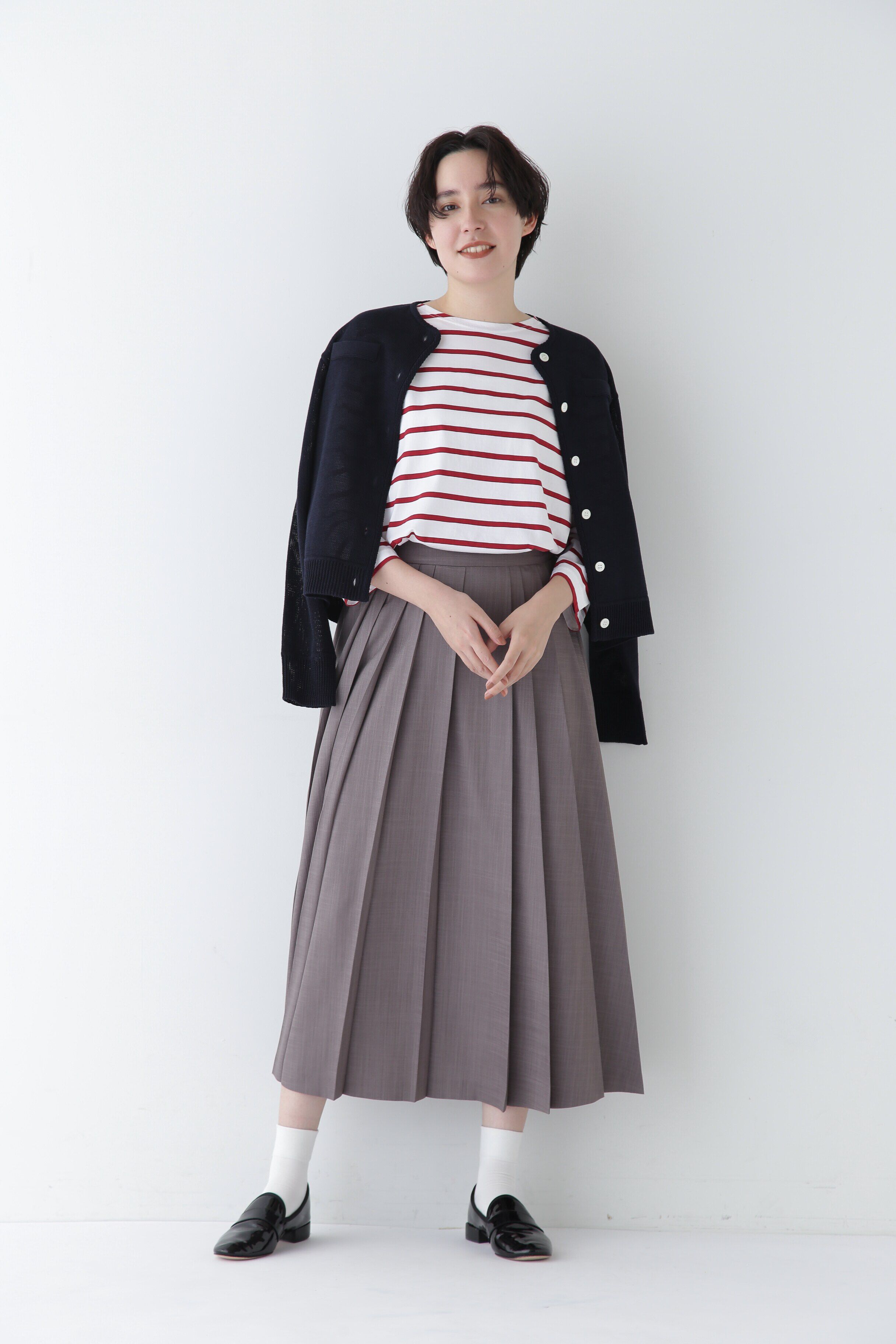  「◆【ウォッシャブル】ミドルゲージギマカーディガン」|ニット・セーター|