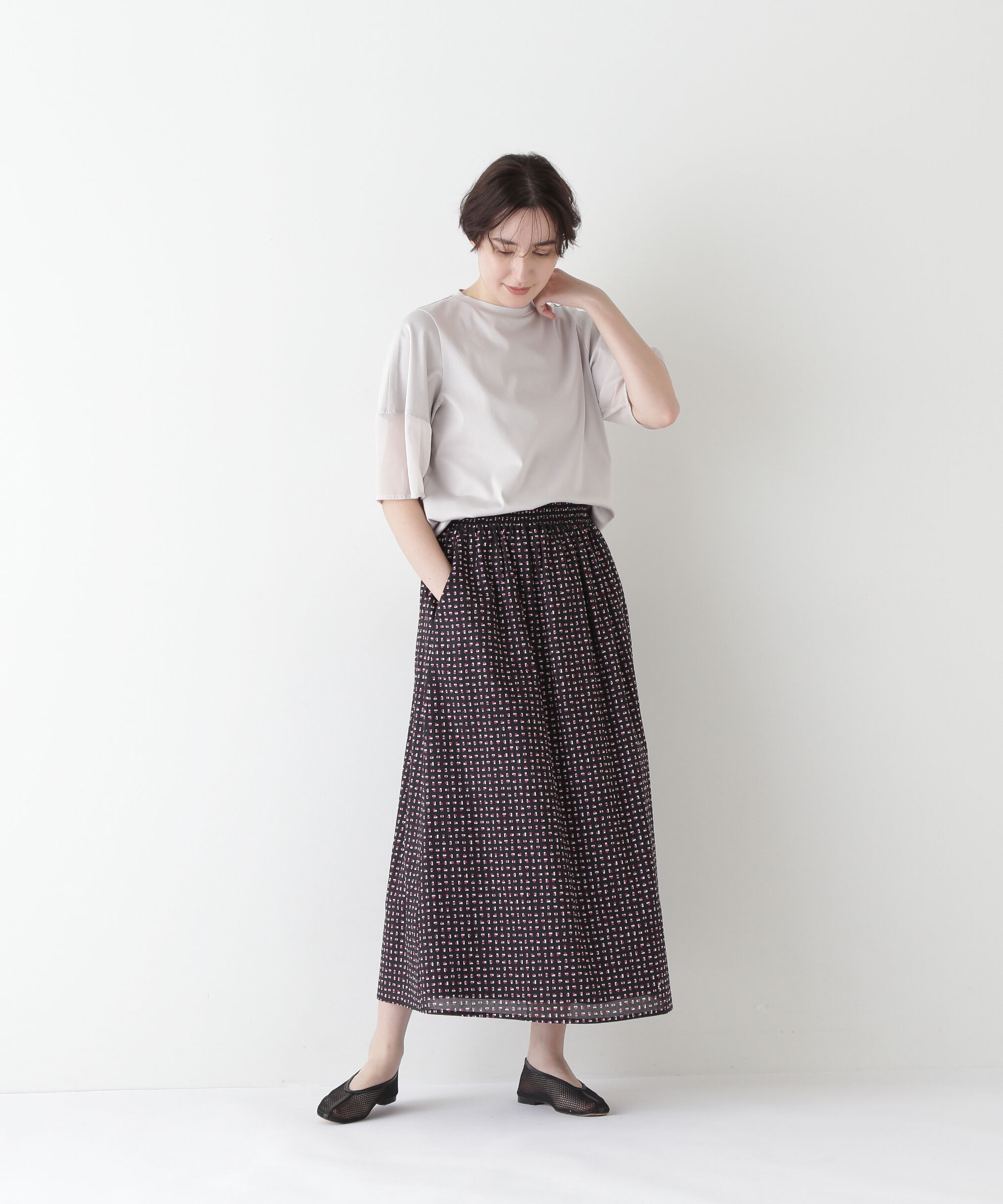  「◆アードッキングモックネックカットソープルオーバー」|Tシャツ・カットソー|