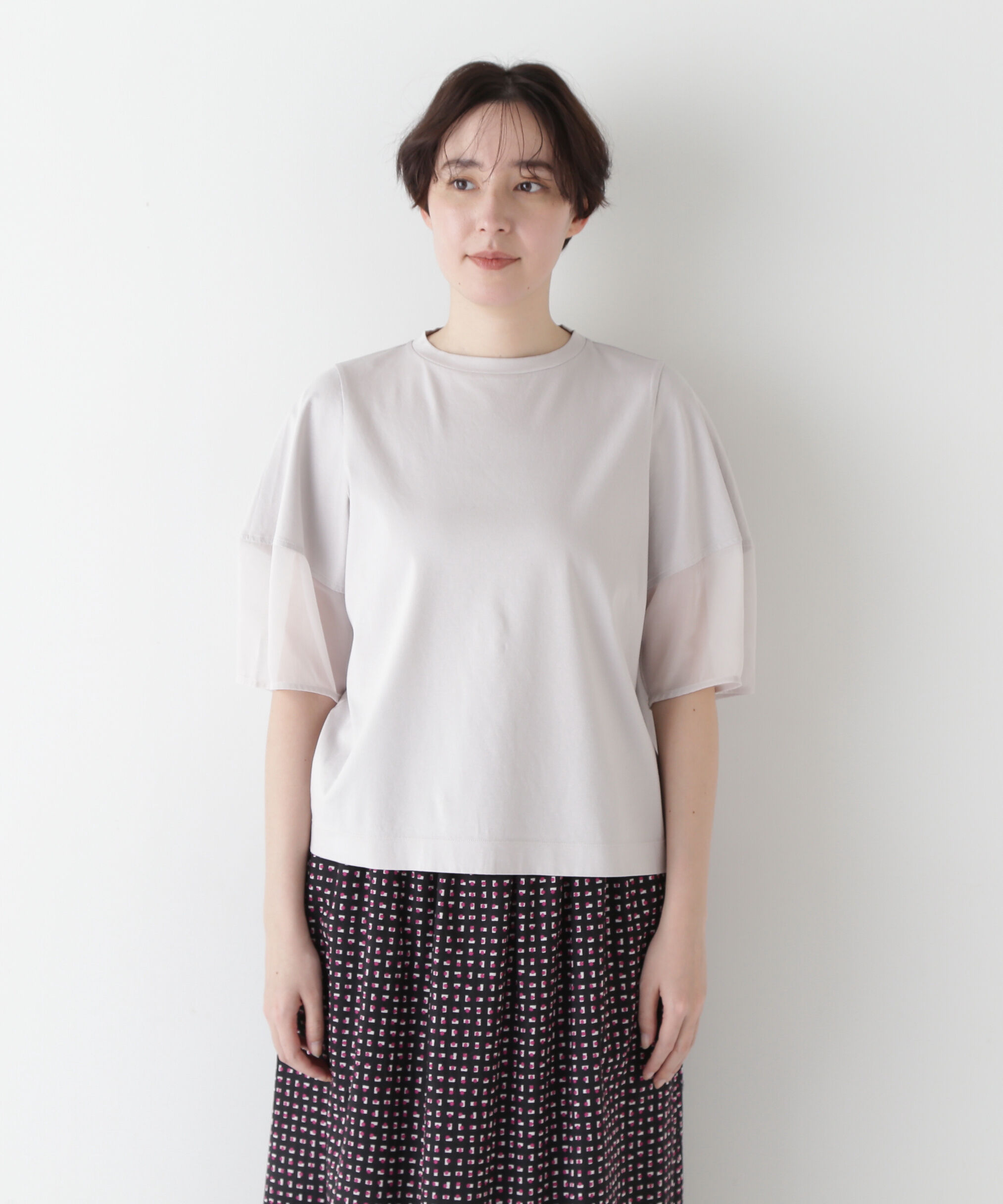  「◆アードッキングモックネックカットソープルオーバー」|Tシャツ・カットソー|